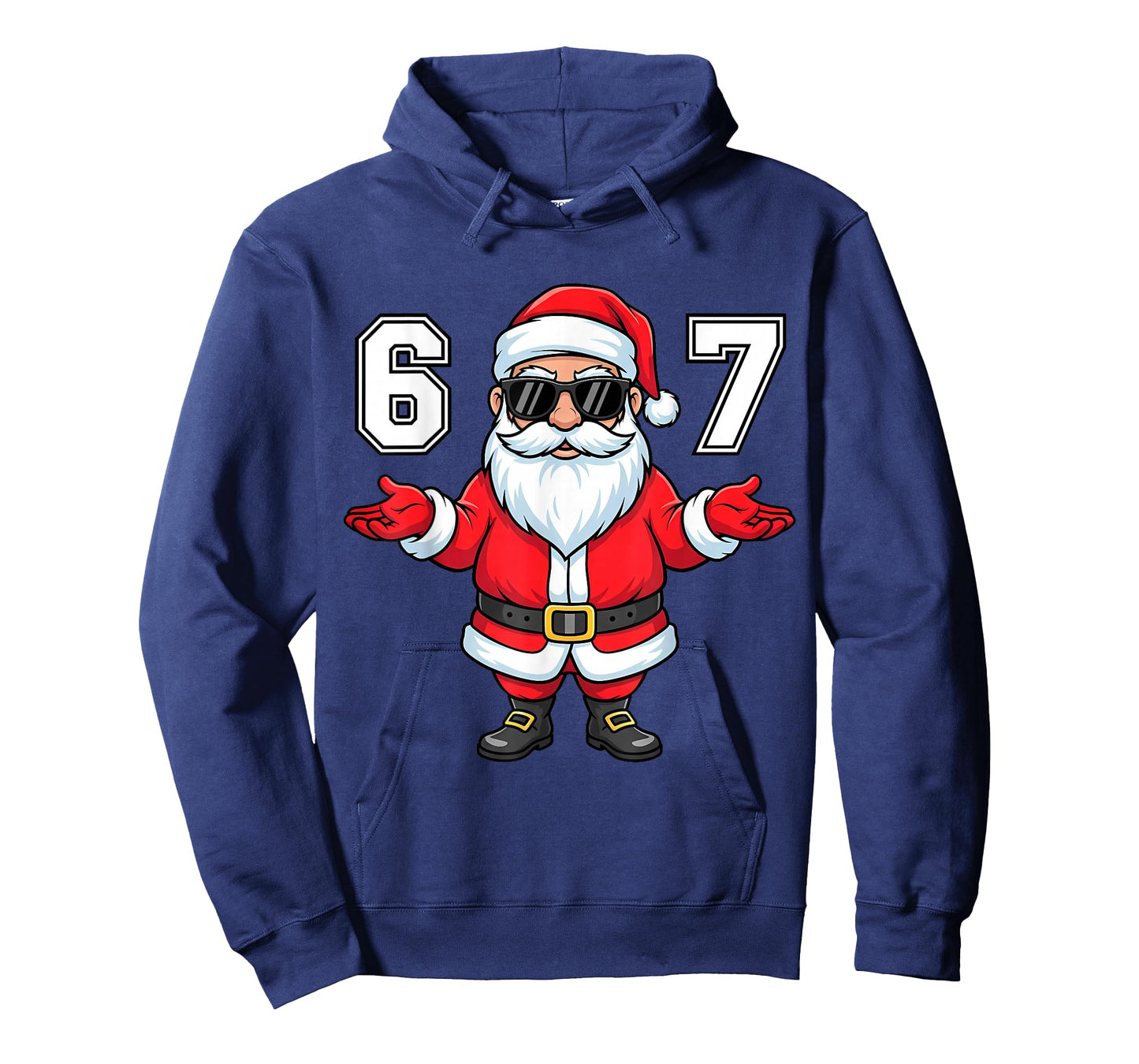 67 Christmas 6 7 Santa Six Seven Meme Pajamas Xmas Boys Teen T-Shirt