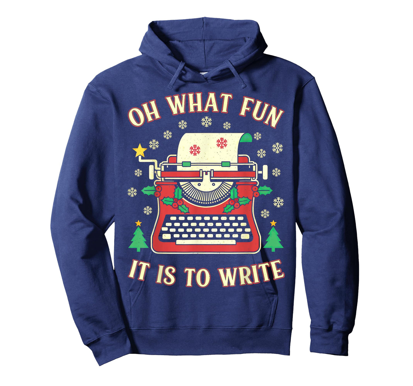 Writer Author Novelist Funny Christmas Oh What Fun Write T-Shirt