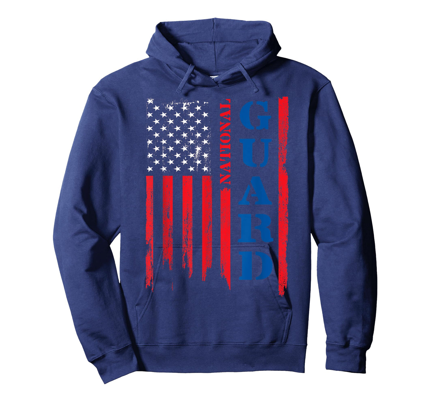 American Flag Grunge T Shirt | U.S National Guard Shirt T-Shirt for Women Men