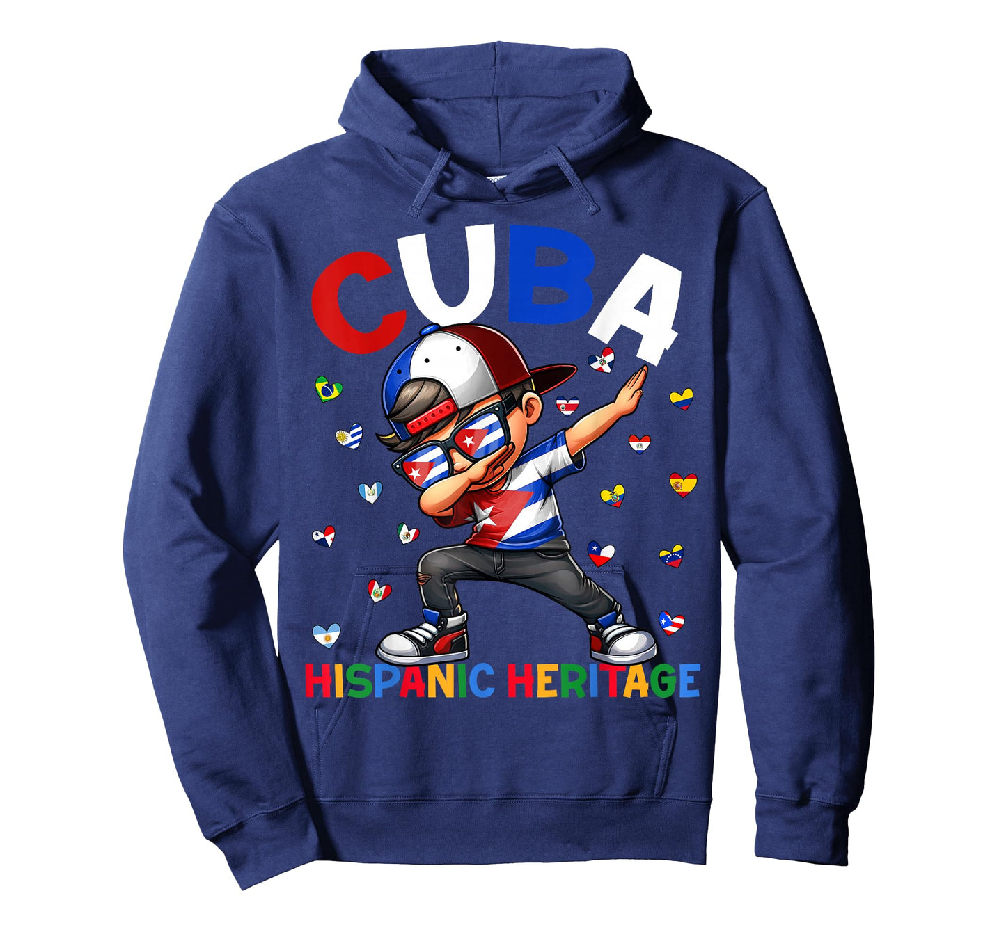 Hispanic Heritage Month Cuba Flag Shirts Cuban Boys Kids T-Shirt