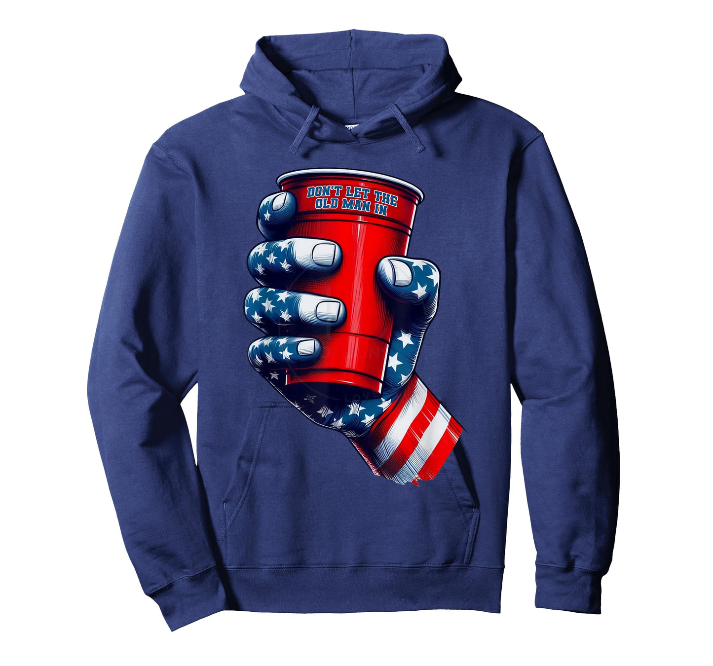 Retro Don't let The Old Man in American Flag T-Shirt