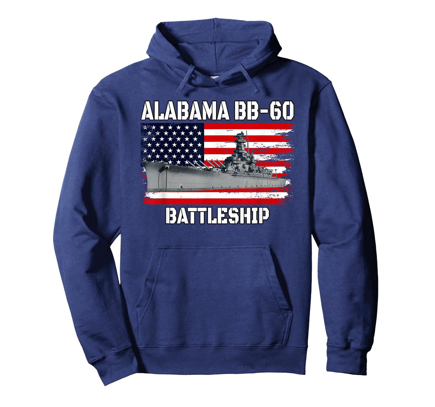 USS Alabama BB-60 Battleship Veterans Day Father Dad Grandpa T-Shirt