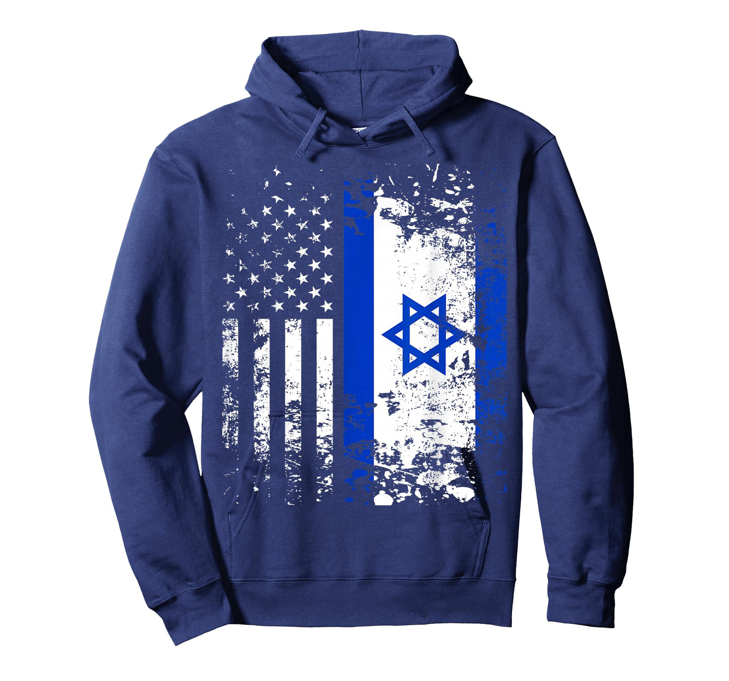 Proud Israeli USA Flag Patriotic Pride American Israel Flag T-Shirt