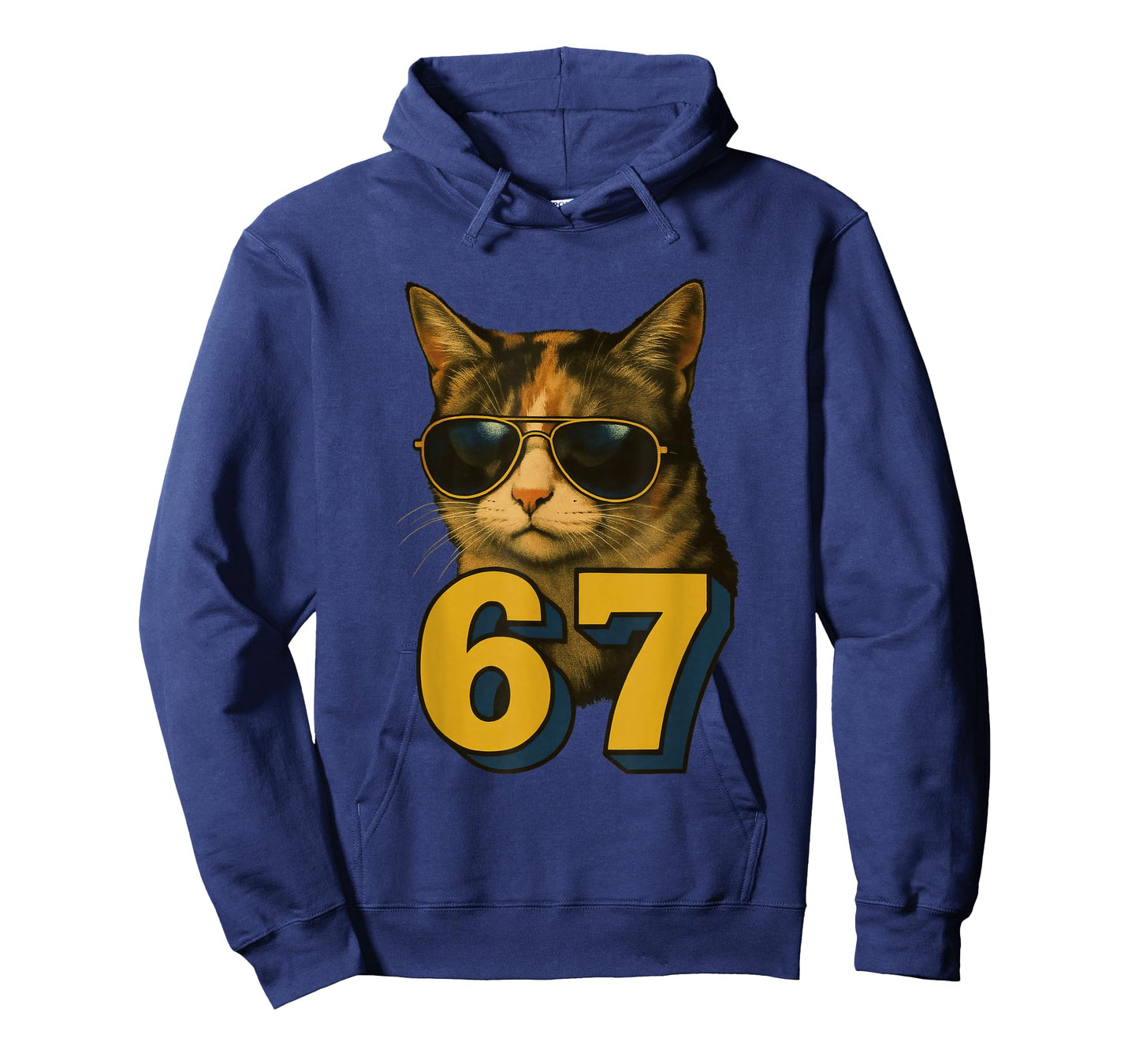 Funny 67 Meme Trend 6 7 Cat Six Seven Viral Youth Slang T-Shirt