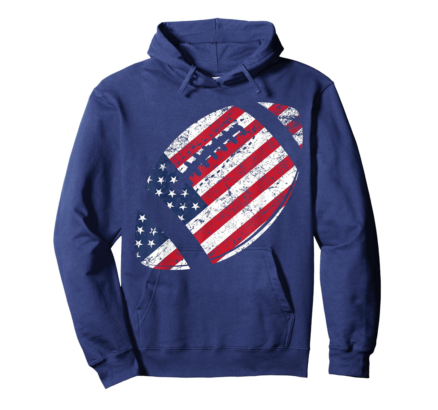 American Football 4th July American Flag T-Shirt