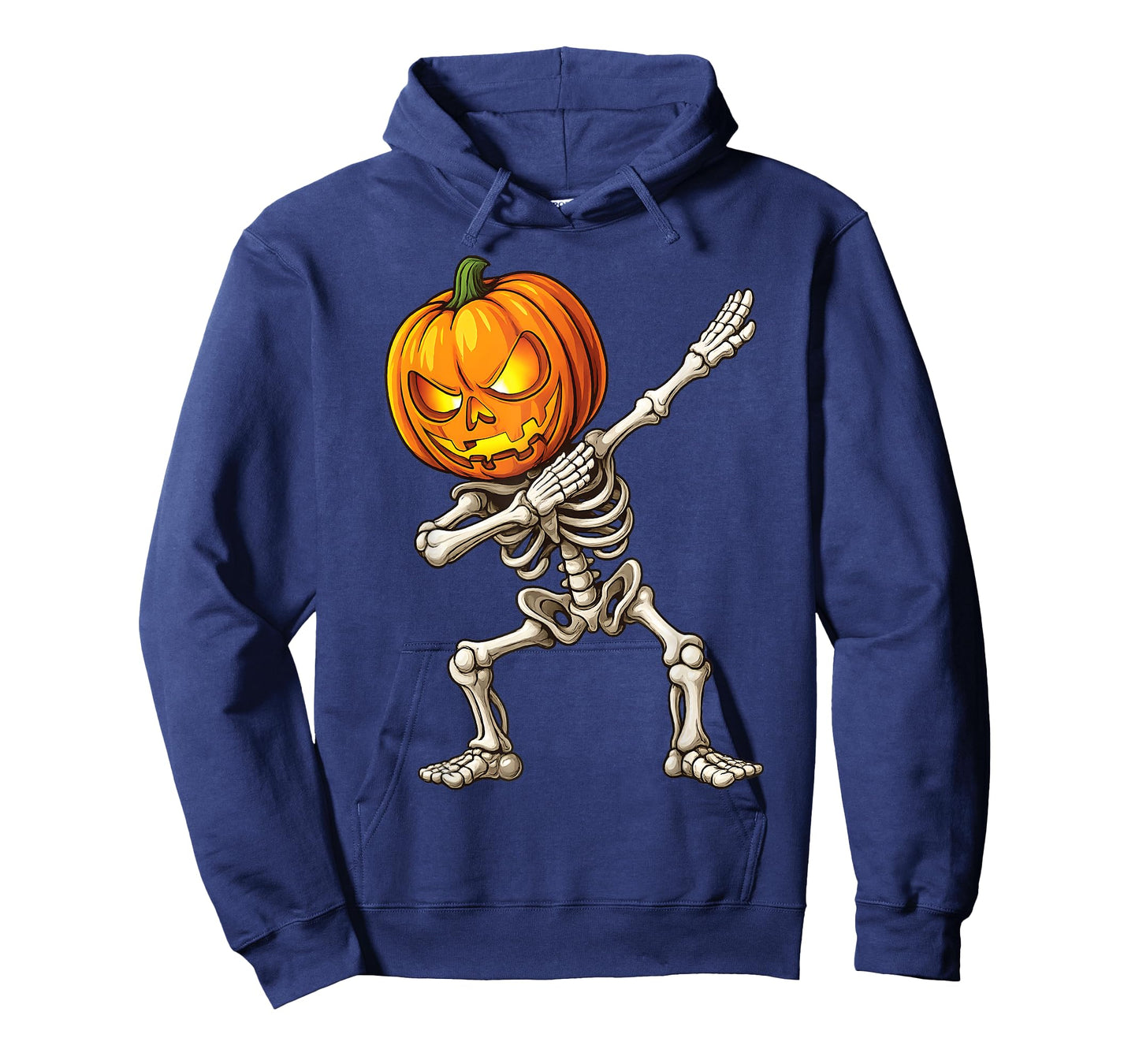 Halloween Boys Dabbing Jack O Lantern Skeleton Scary Pumpkin T-Shirt