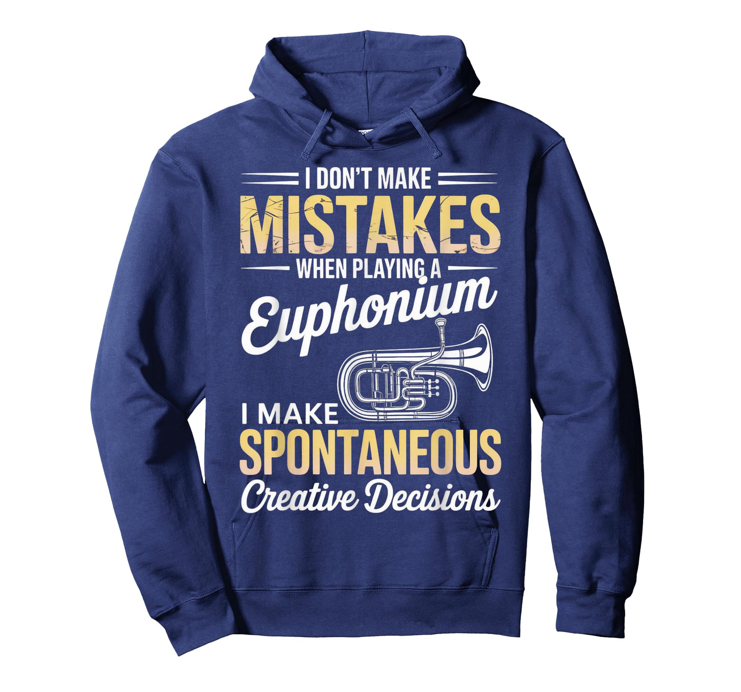 Don't Mistakes Euphoniumist Marching Band Baritone Euphonium T-Shirt