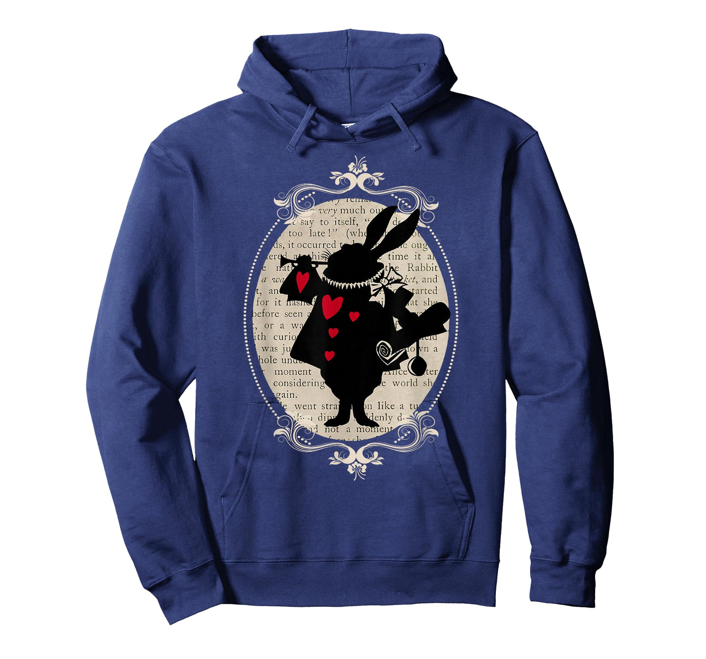 Alice In Wonderland White Rabbit Vintage Book T Shirt Design T-Shirt