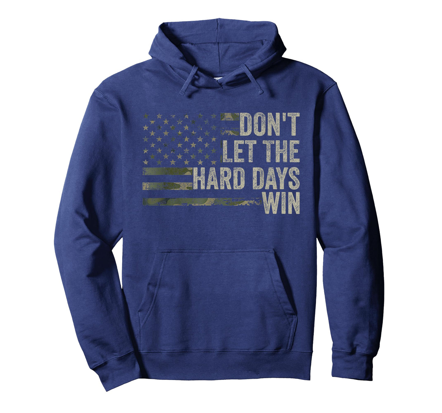 Don't Let The Hard Days Win Vintage American Flag T-Shirt