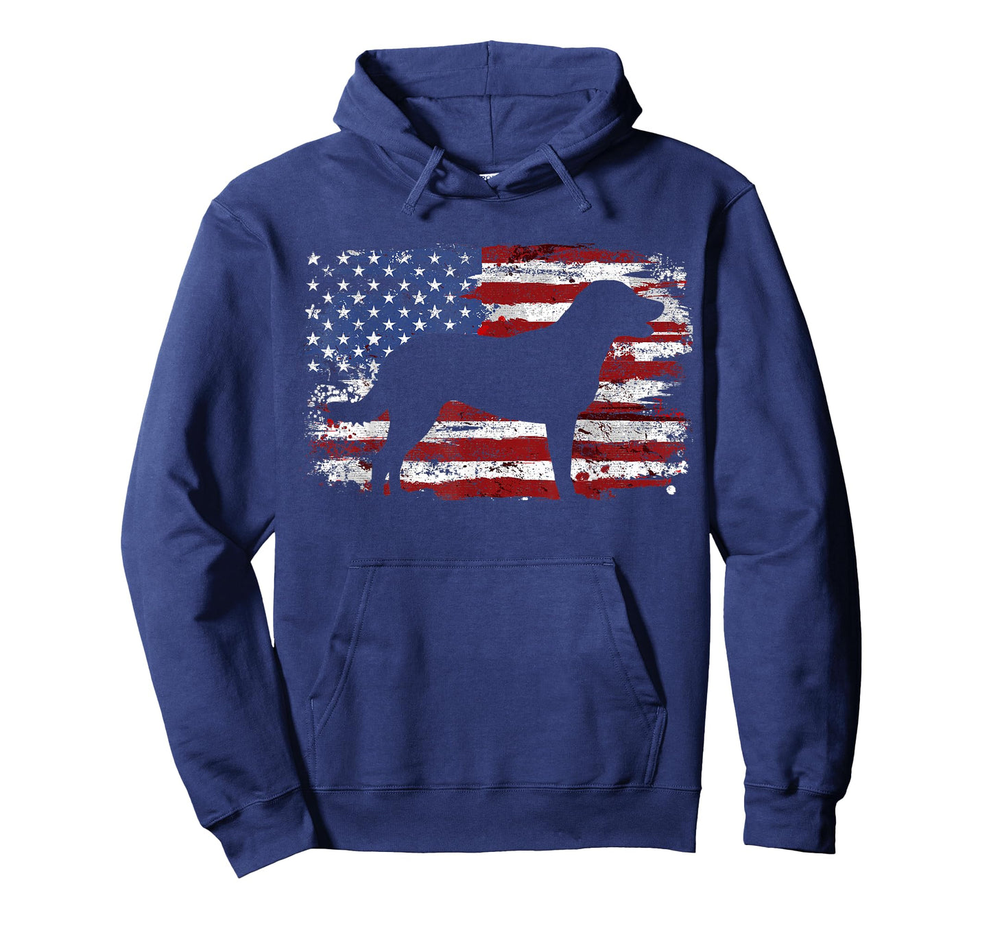 Chesapeake Bay Retriever Vintage USA Flag T-Shirt