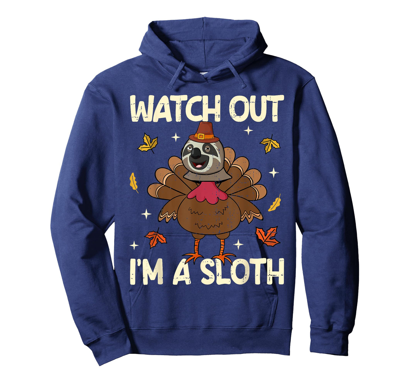 Thanksgiving Fake Sloth Thanksgiving Turkey Sloth Funny T-Shirt