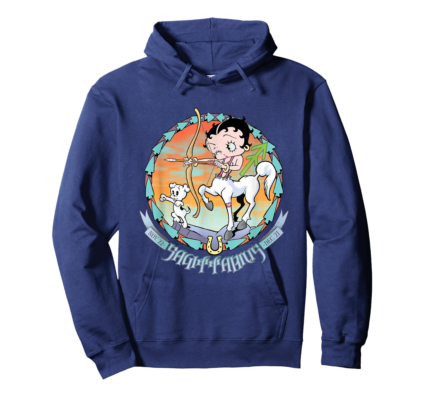 Betty Boop Horoscope Sagittarius Zodiac T-Shirt