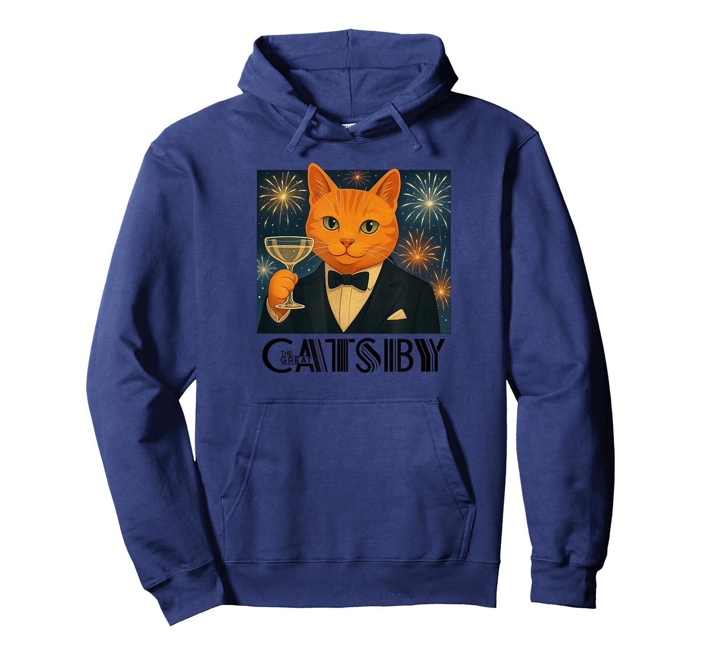 The Great Catsby โ Funny Retro Cat Parody T-Shirt
