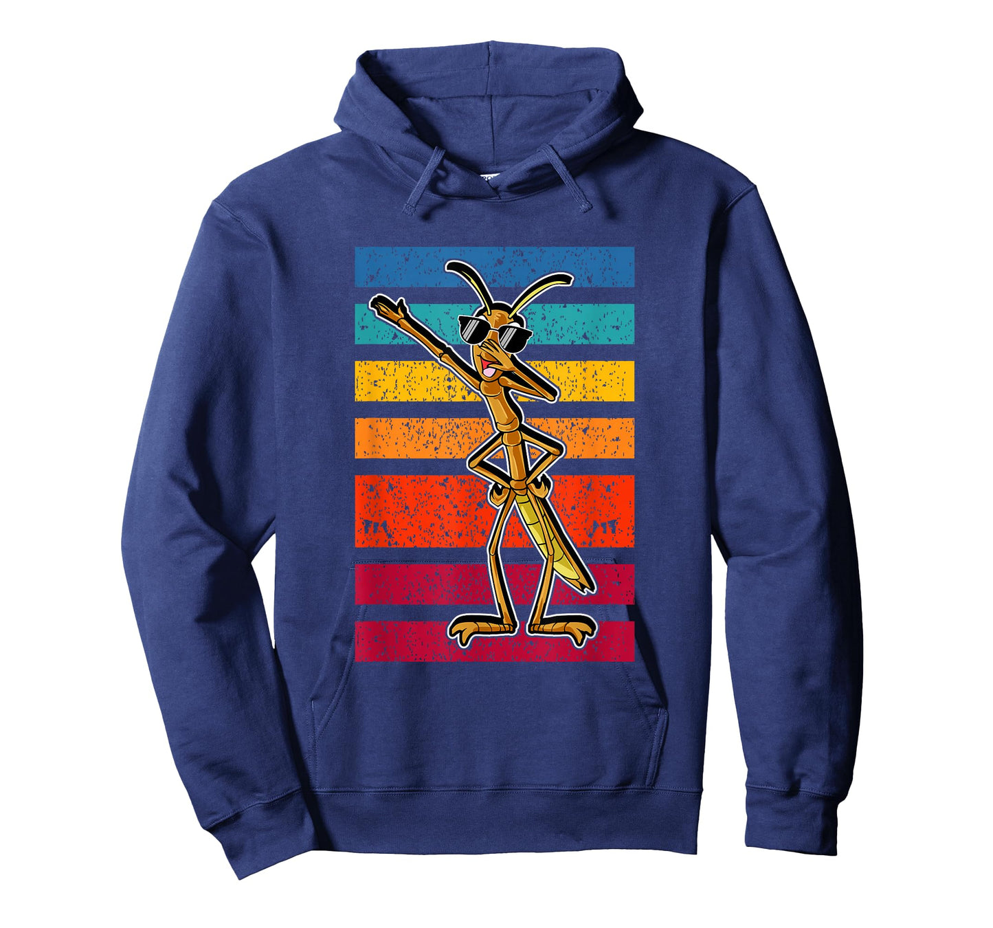 Dabbing Stick Bug Funny Insect Dancing Retro Style Humor T-Shirt
