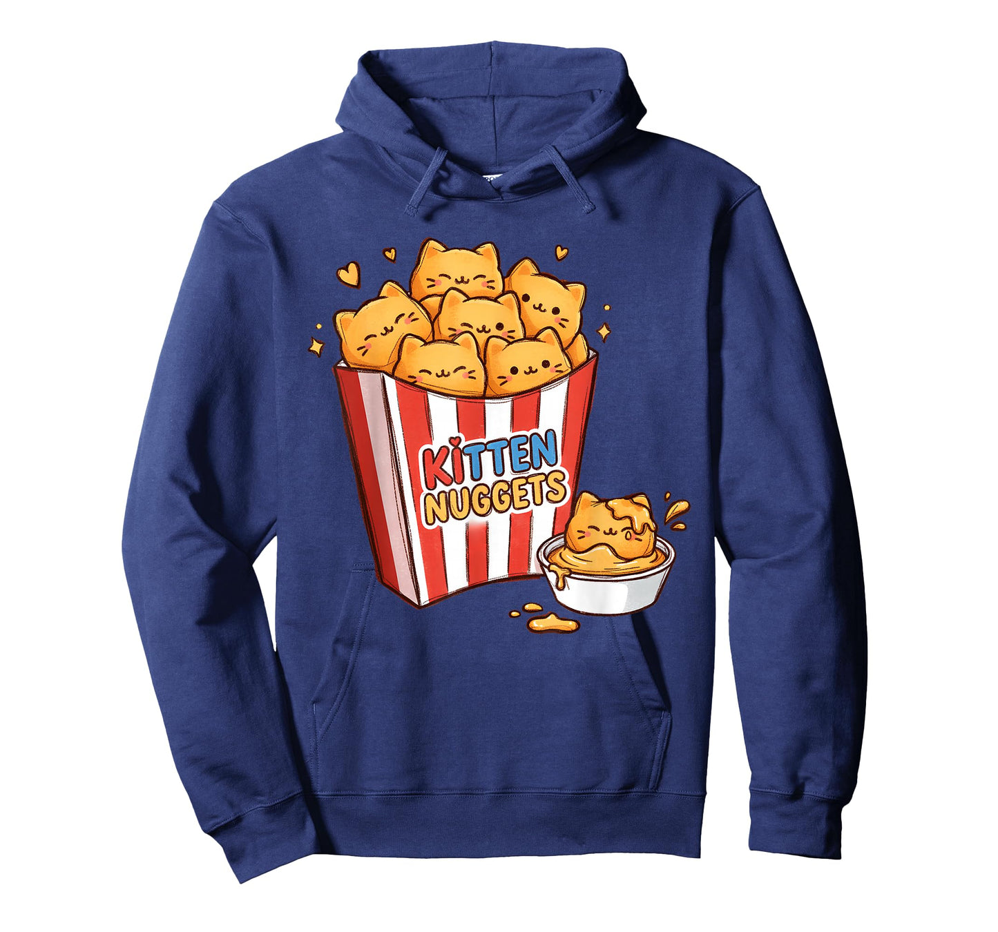 Kitten Nuggets Cat Lover Kitty Chicken Nuggets Fast Food T-Shirt