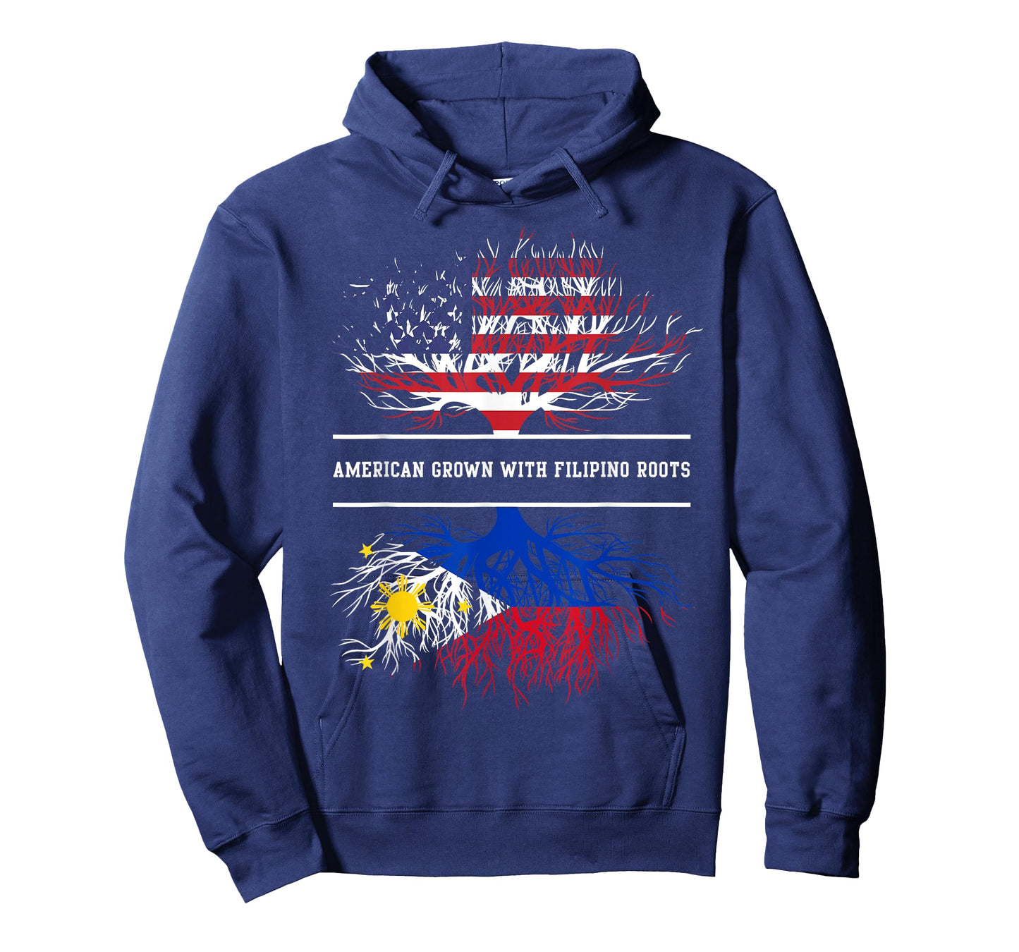American Grown With Filipino Roots T-Shirt Philippines Tee