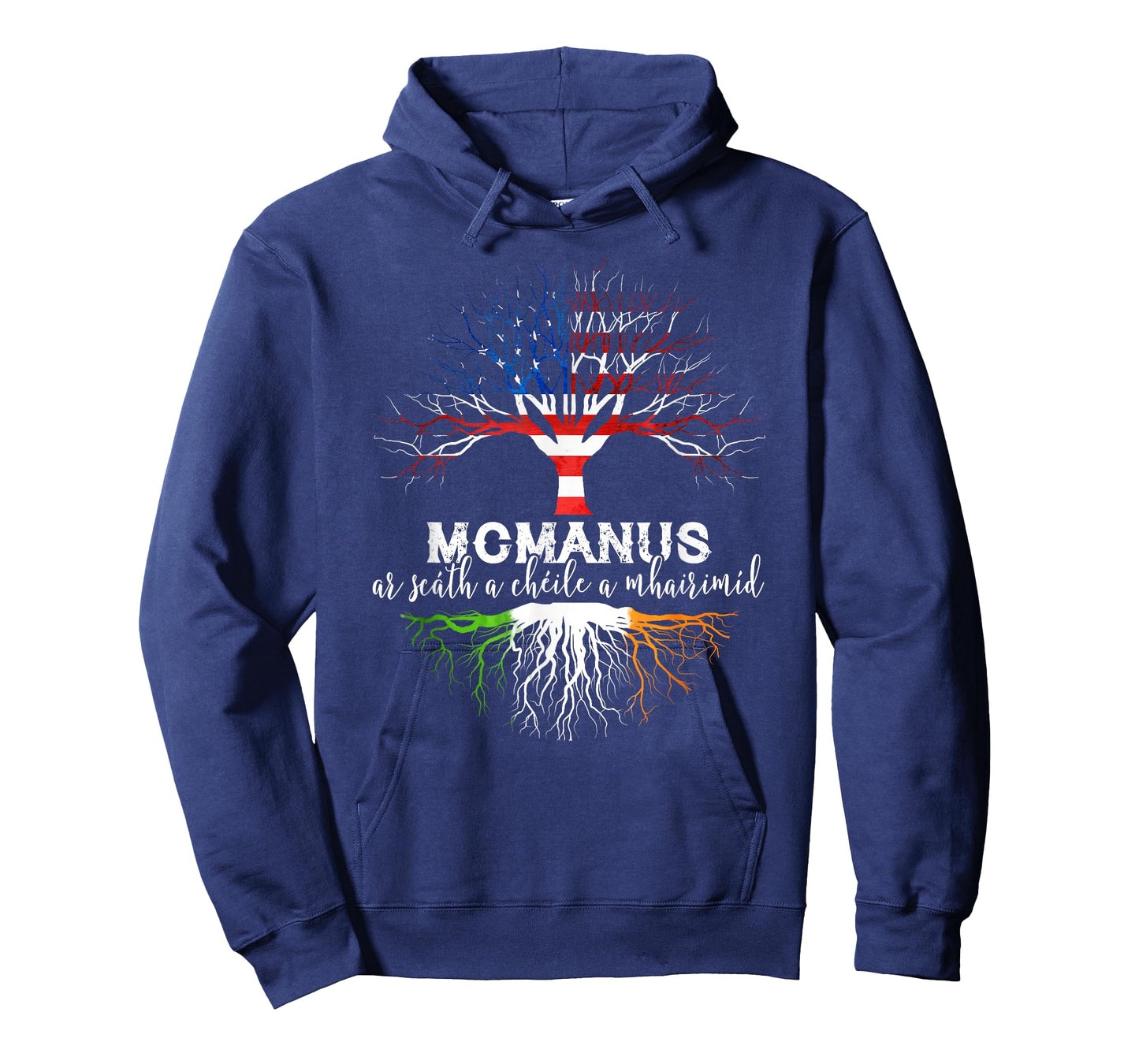 McManus Irish Family Name Shirt Irish Roots T-Shirt