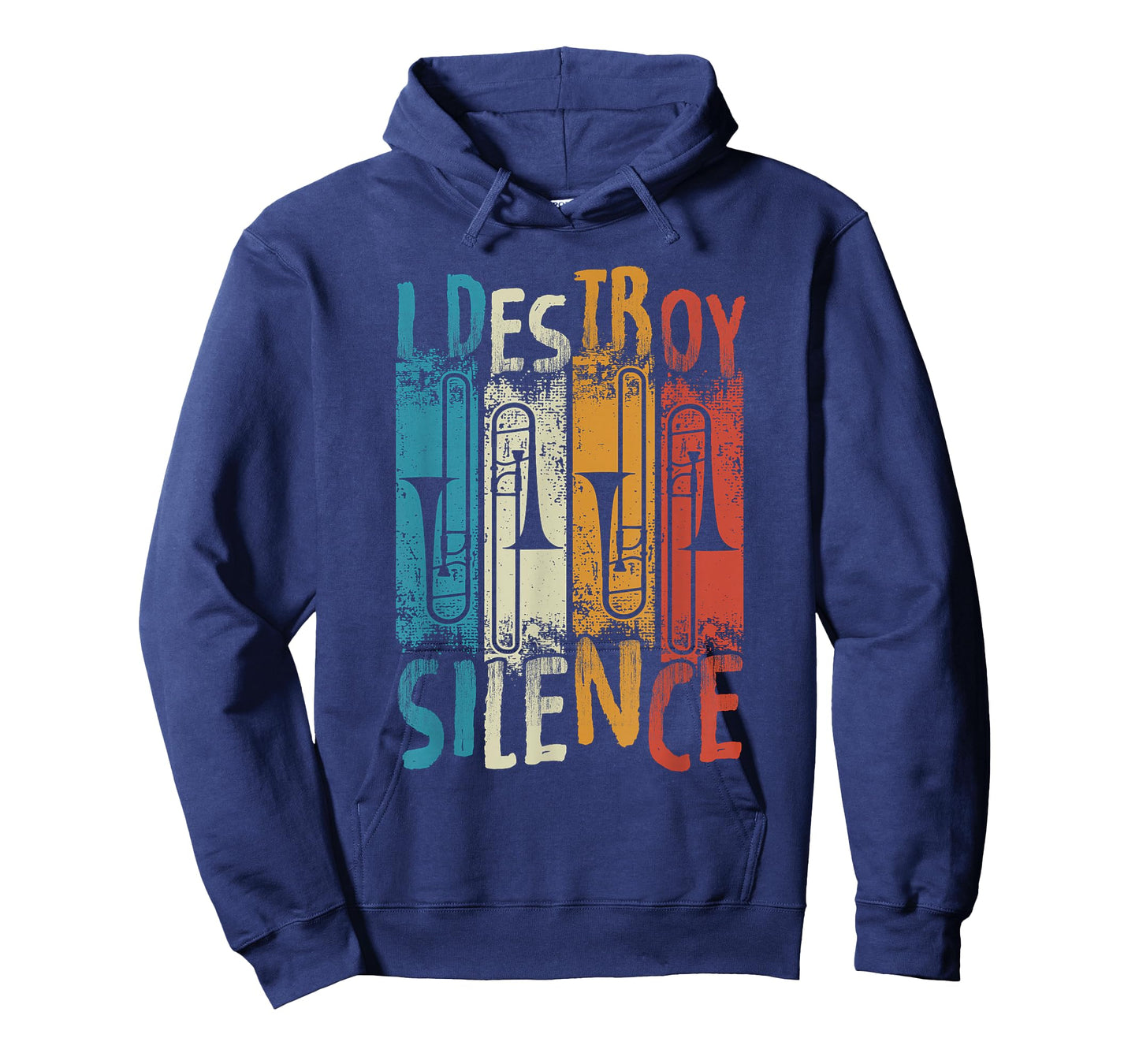 I Destroy Silence Trombonist Trombone Player Marching Band T-Shirt