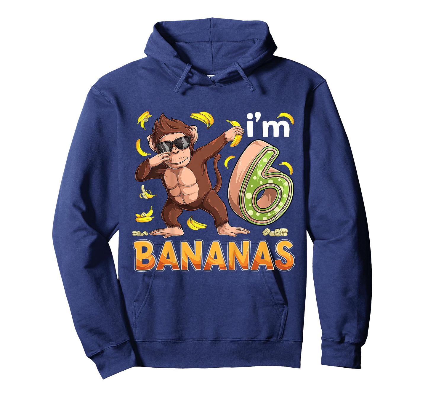 6 Year Old Monkey Birthday Safari Jungle Animal 6th B-day T-Shirt