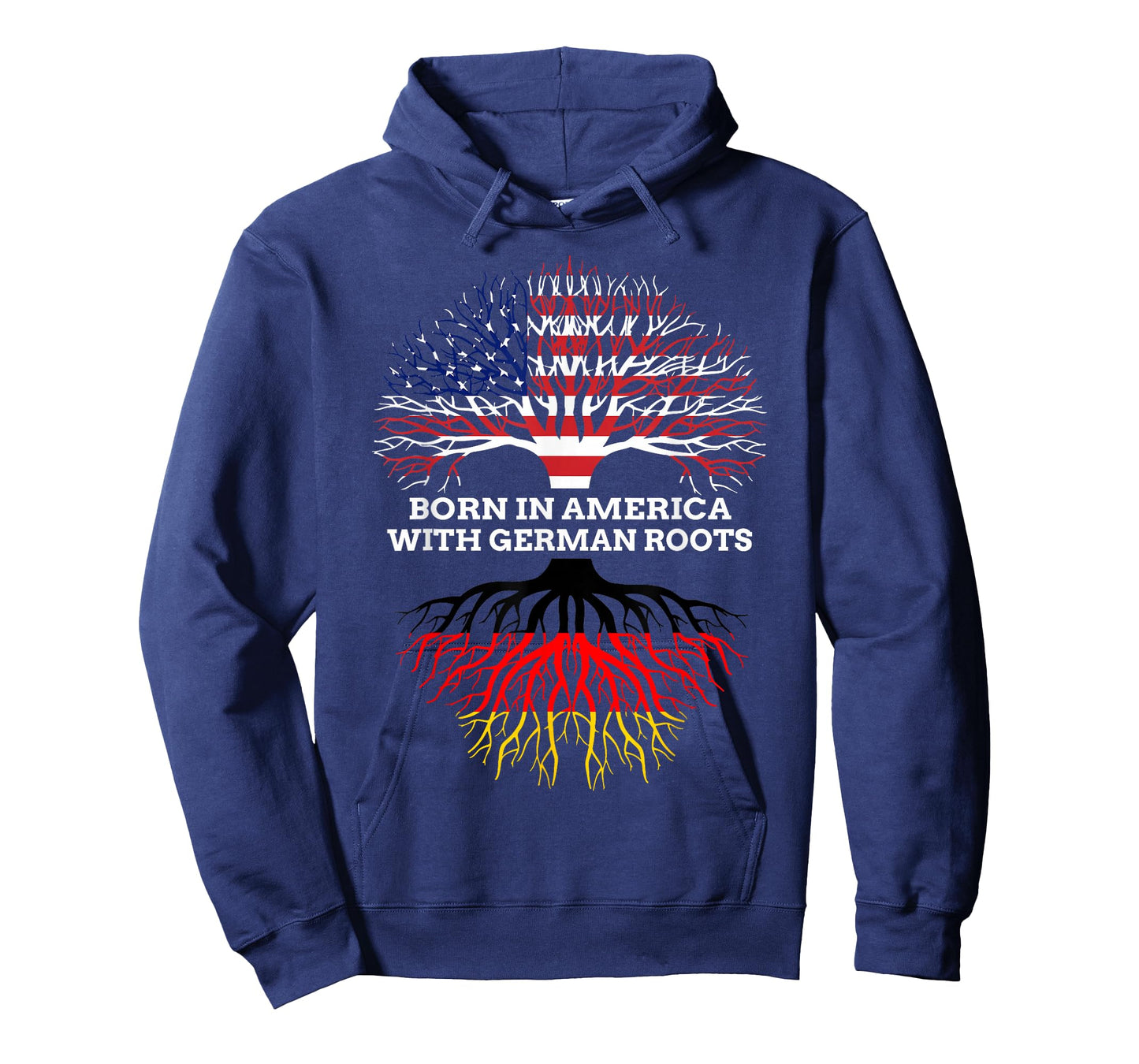 Born in America with German Roots, Germany USA Heritage T-Shirt