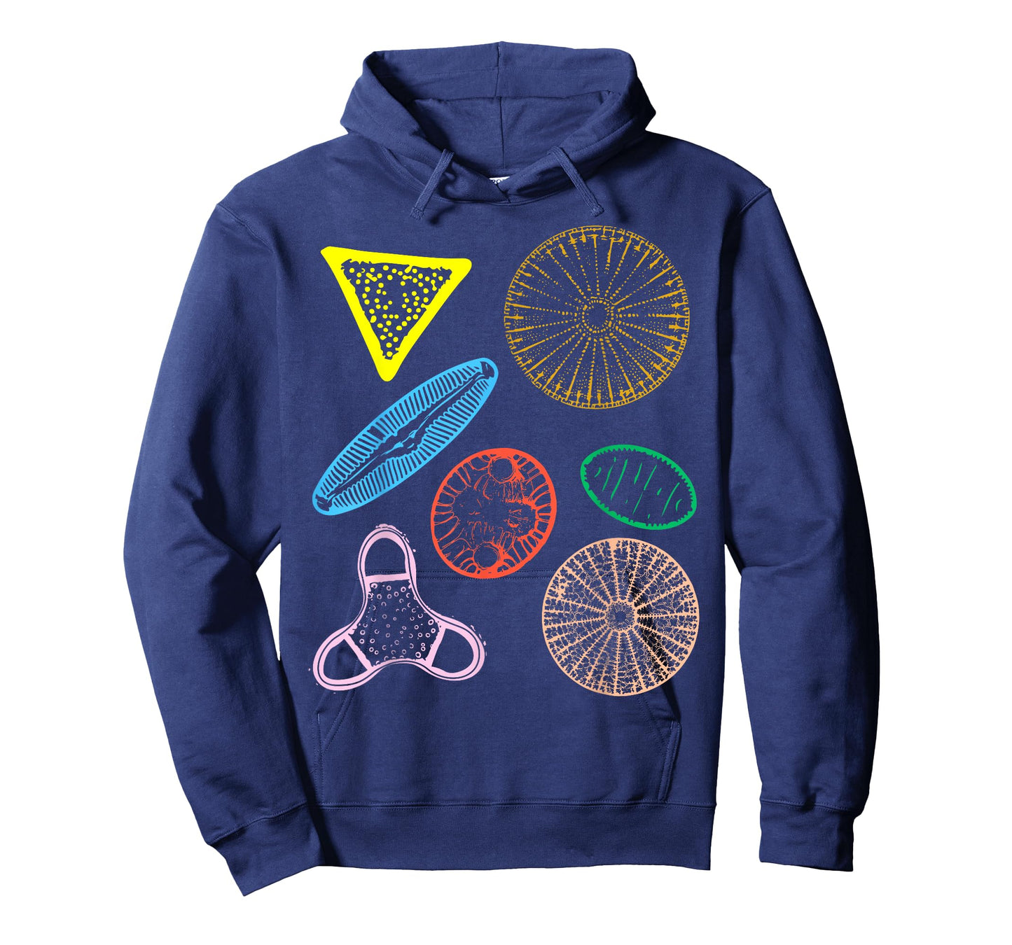 Colorful Diatoms Beautiful Science T-Shirt T-Shirt