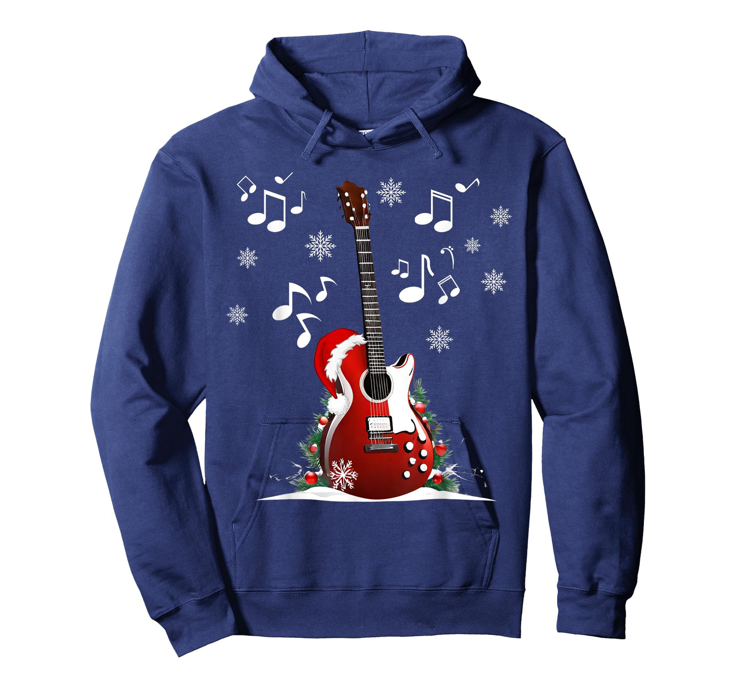 Cool Guitar Christmas Guitar Lovers Christmas T-Shirt