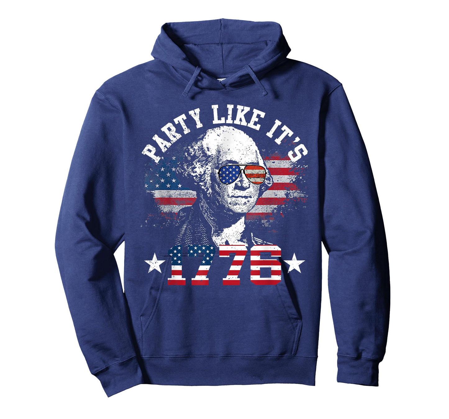 Party Like It is 1776 Funny 4th of July George Washington T-Shirt