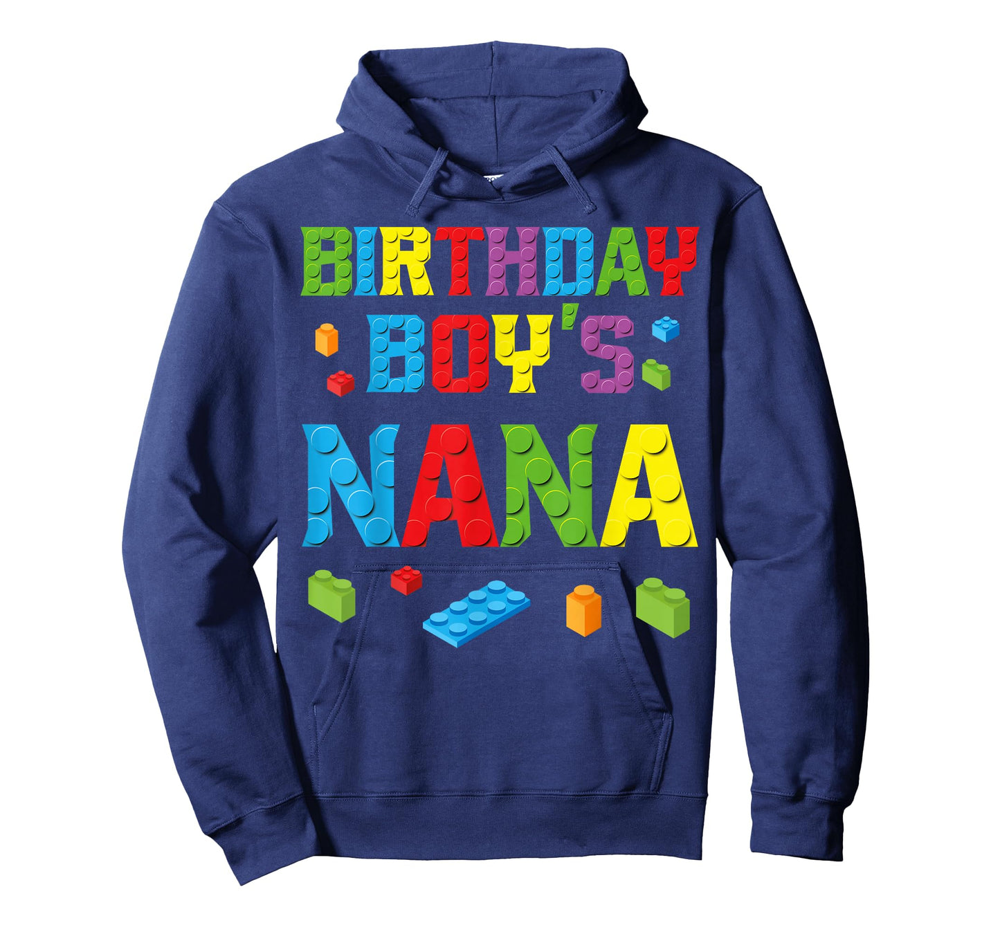 Master Builder Birthday Boy's Nana Building Bricks Blocks T-Shirt