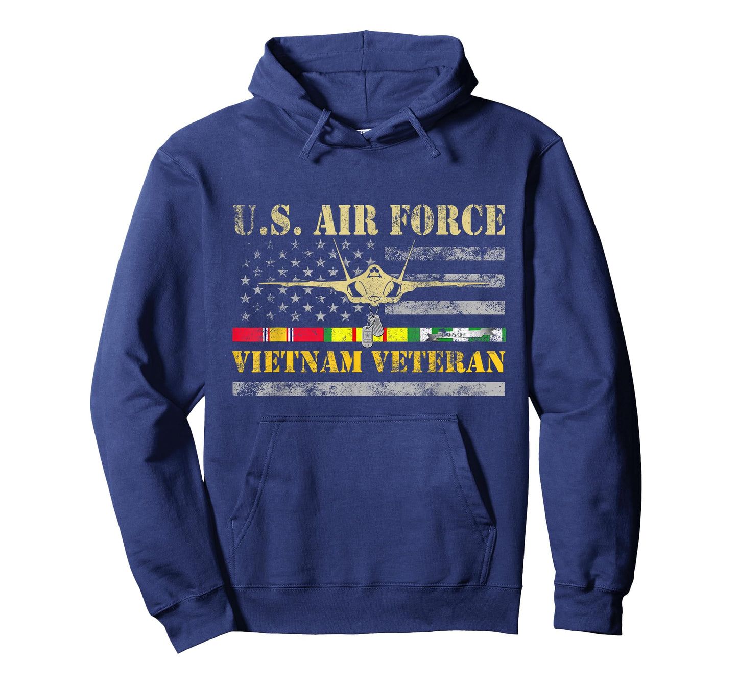 U.S Air Force Vietnam Veteran Shirt USAF Veteran Flag Gift T-Shirt