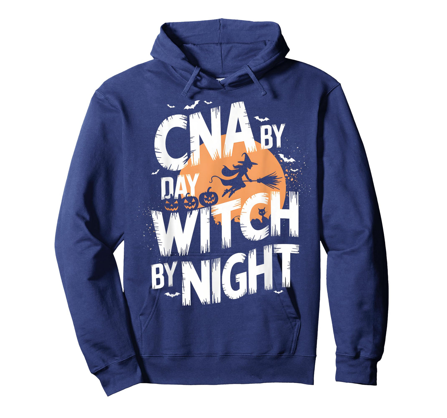 CNA by Day Witch by Night Funny Halloween Nurse T-Shirt