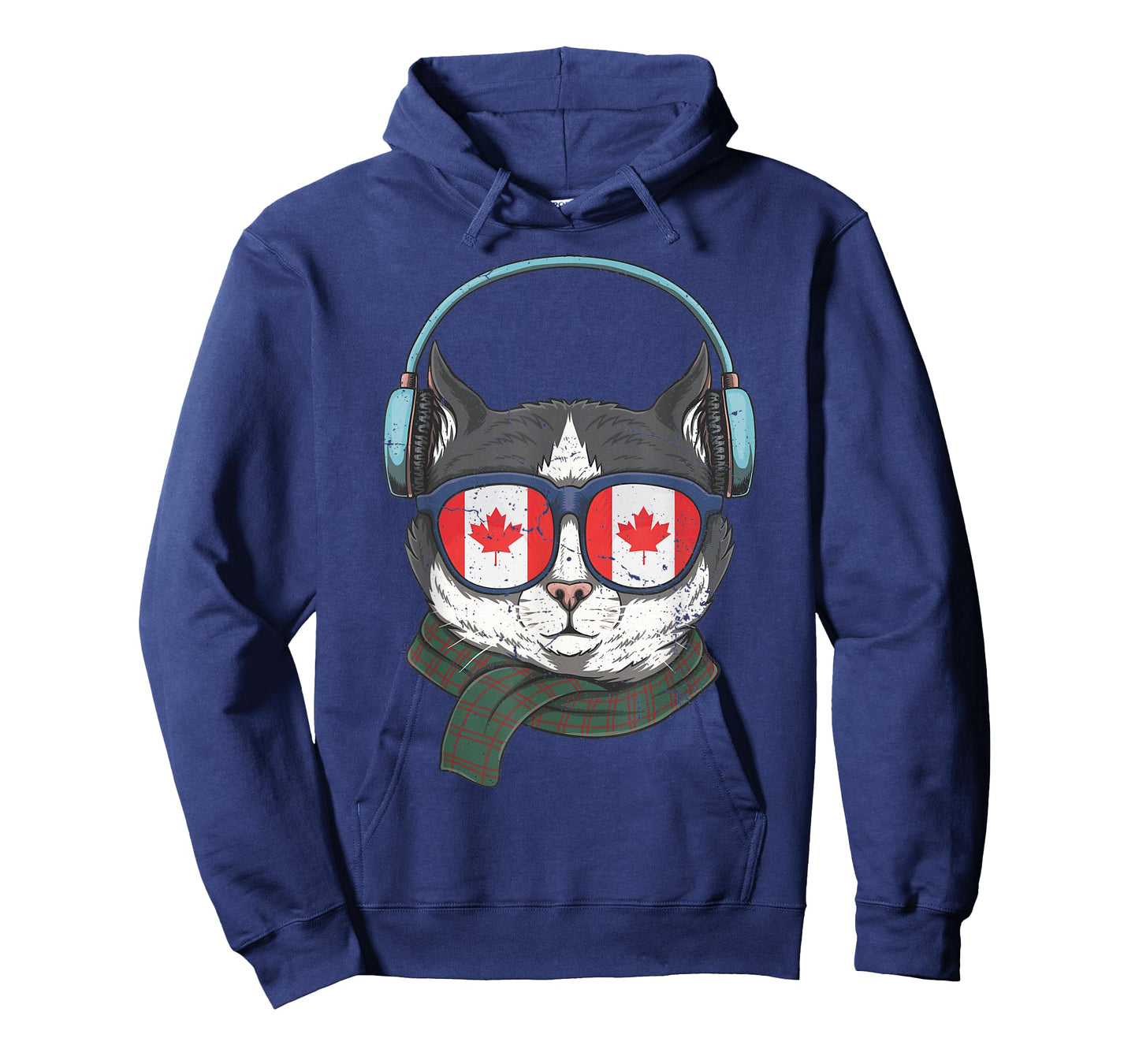 Canada Flag Canadian Cat Sunglasses Funny Men Women Kids T-Shirt