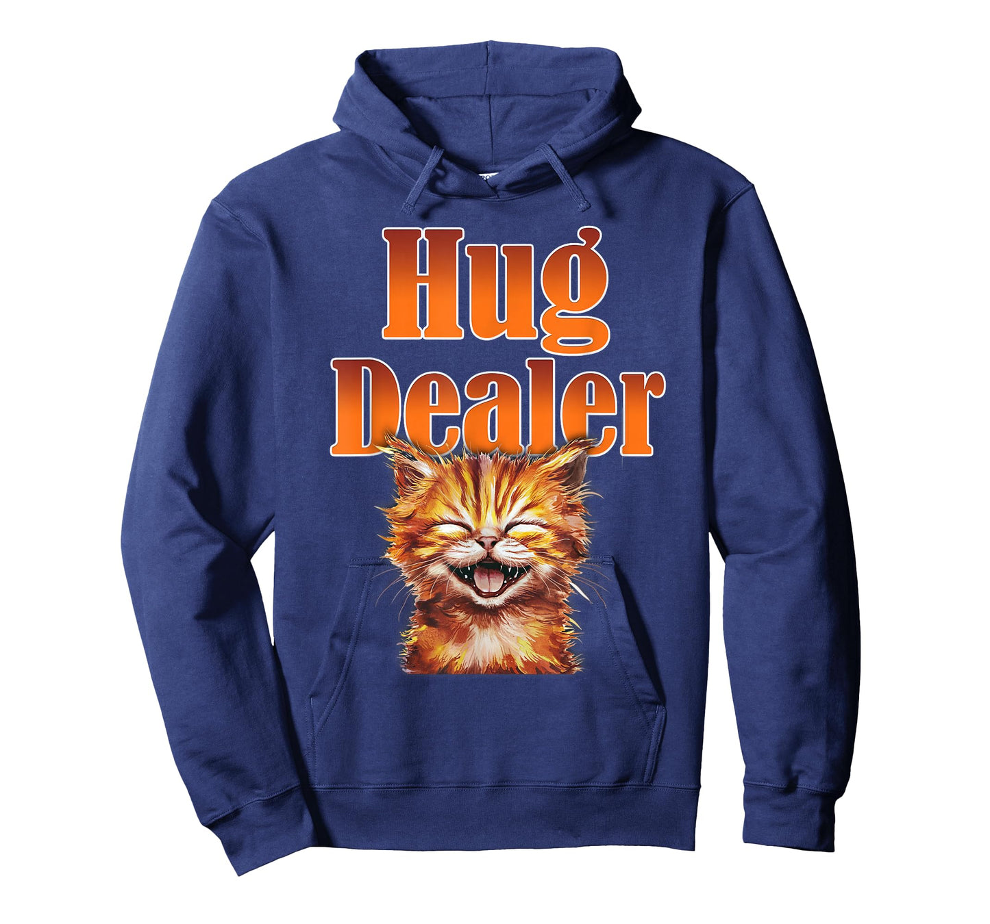Adorable Kitten with Huge Smile Hug Dealer for Cat Lovers T-Shirt