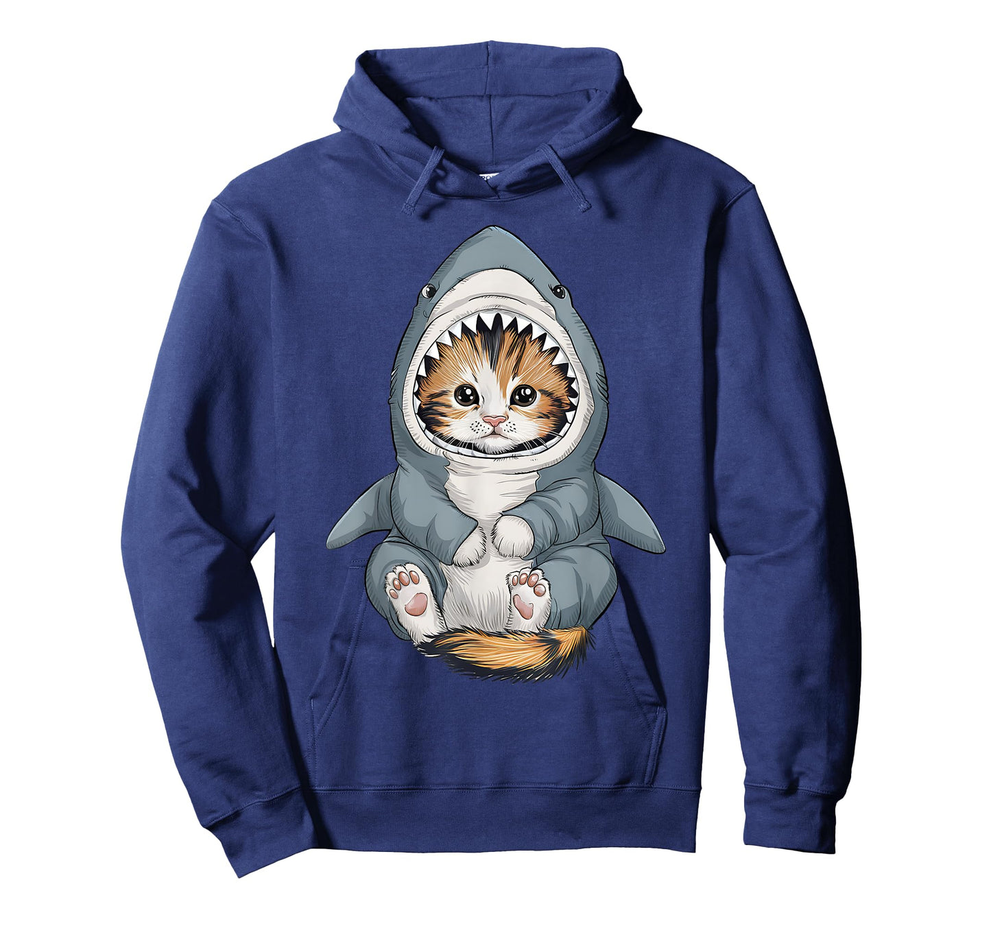 Cute Kitten in a Shark Costume Kitty My Cat is a Shark T-Shirt