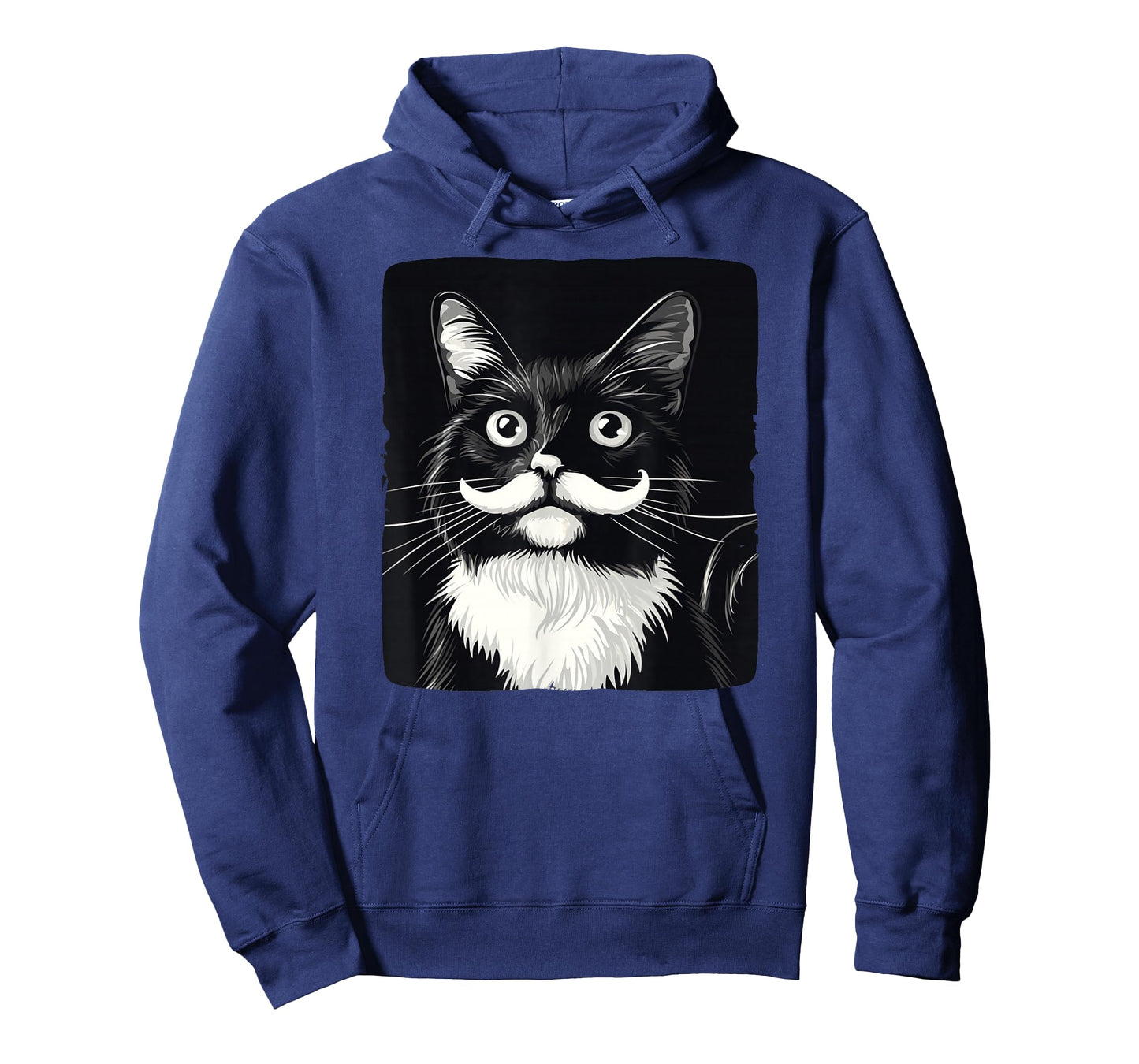 Funny bearded cat outfit for mustache beard lovers T-Shirt