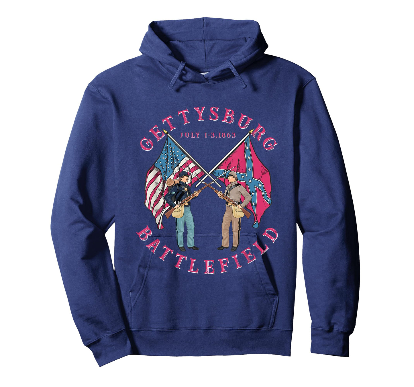 Vintage Gettysburg Battlefield American History T-Shirt