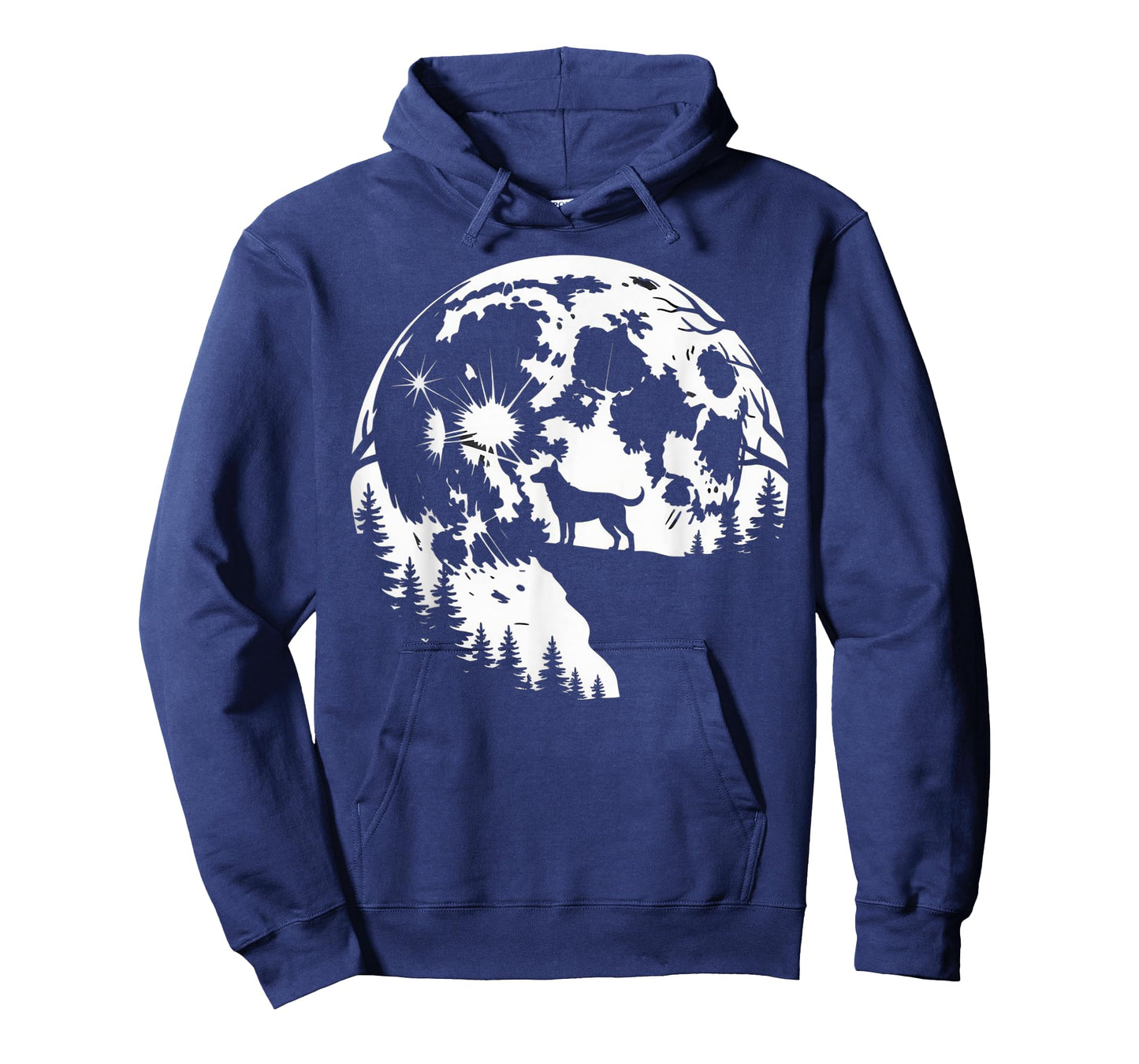 Wolf Silhouette Nature Scene for Outdoor Adventurers T-Shirt