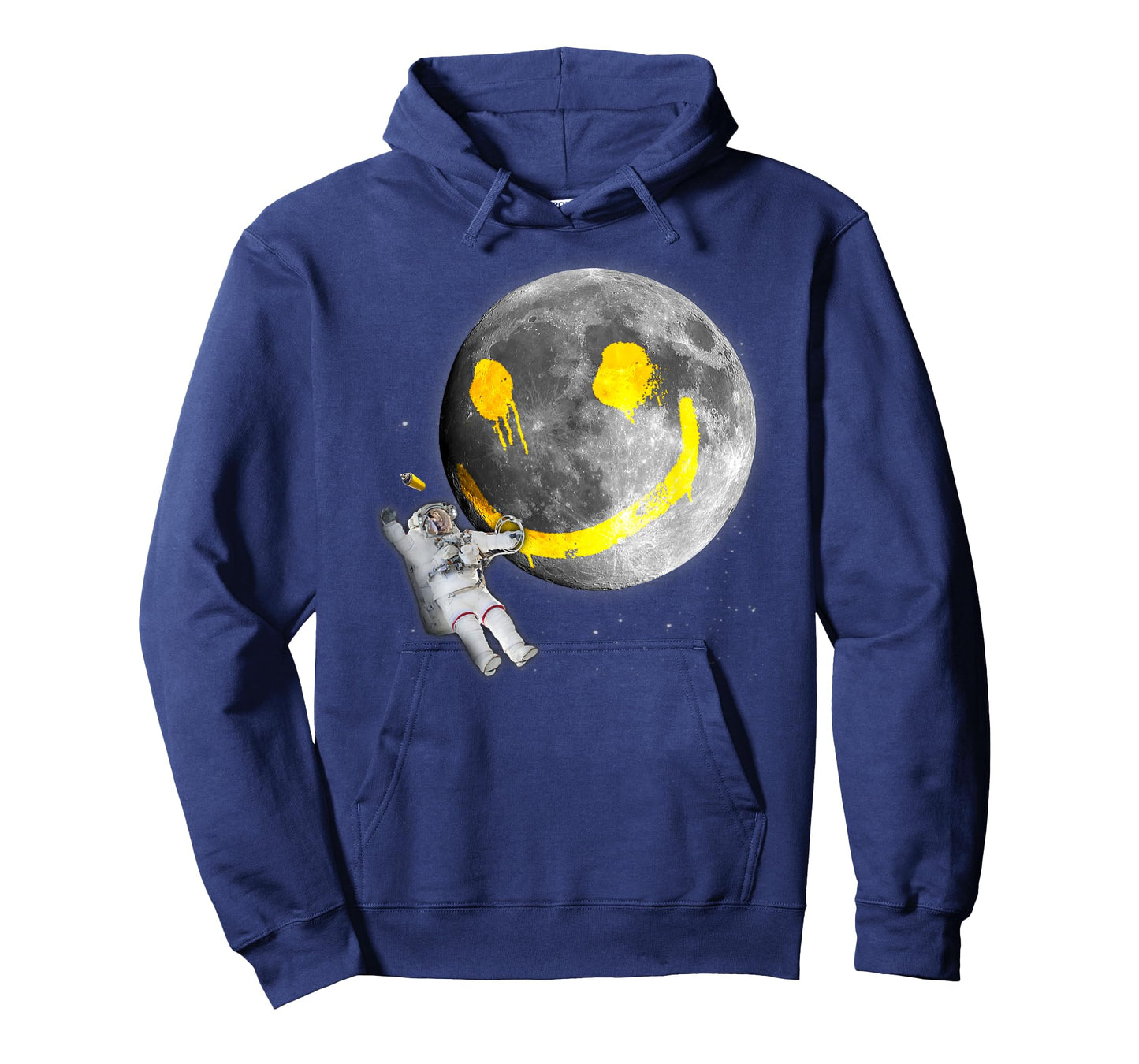 "Happy Face Moon Graffiti" Astronaut Space Nerd T-shirt T-Shirt