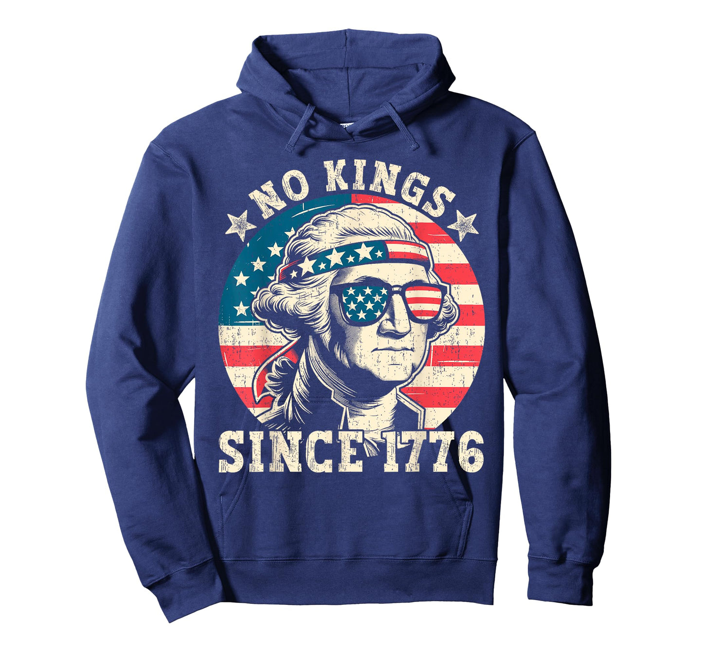 4th of July No Kings Since 1776 American Men Women Kids T-Shirt