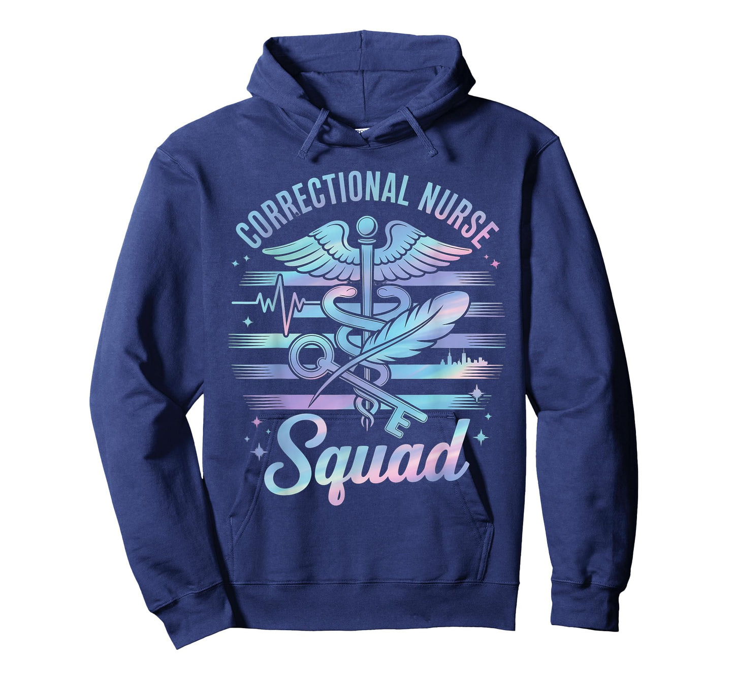 Correctional Nurse American Flag Corrections Nursing Squad T-Shirt
