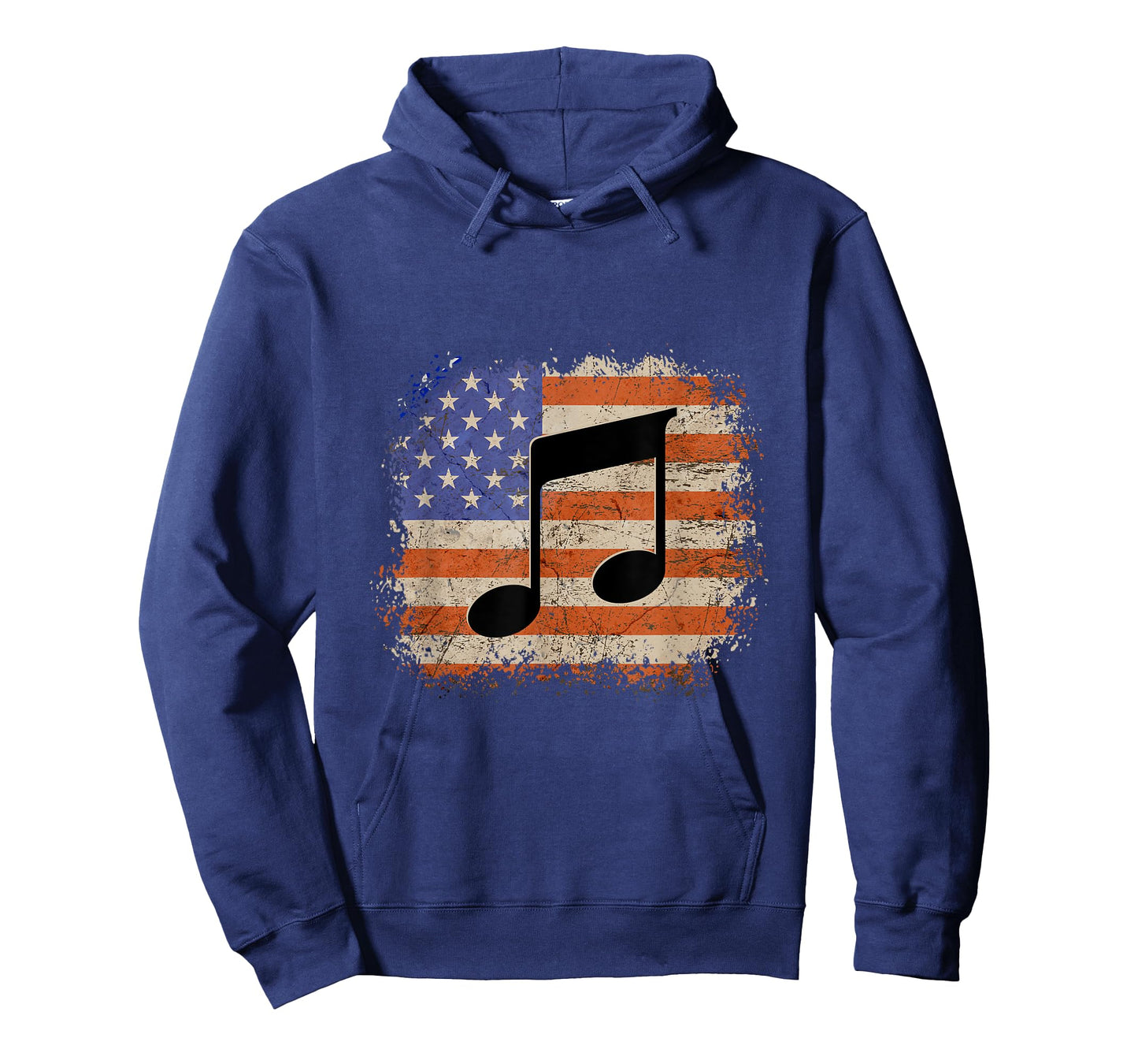 Music note for men gift american flag patriotic funny T-Shirt