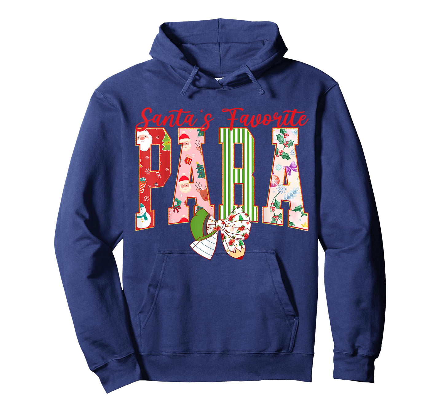 Cute Santas Favorite para Christmas Paraprofessional Teacher T-Shirt