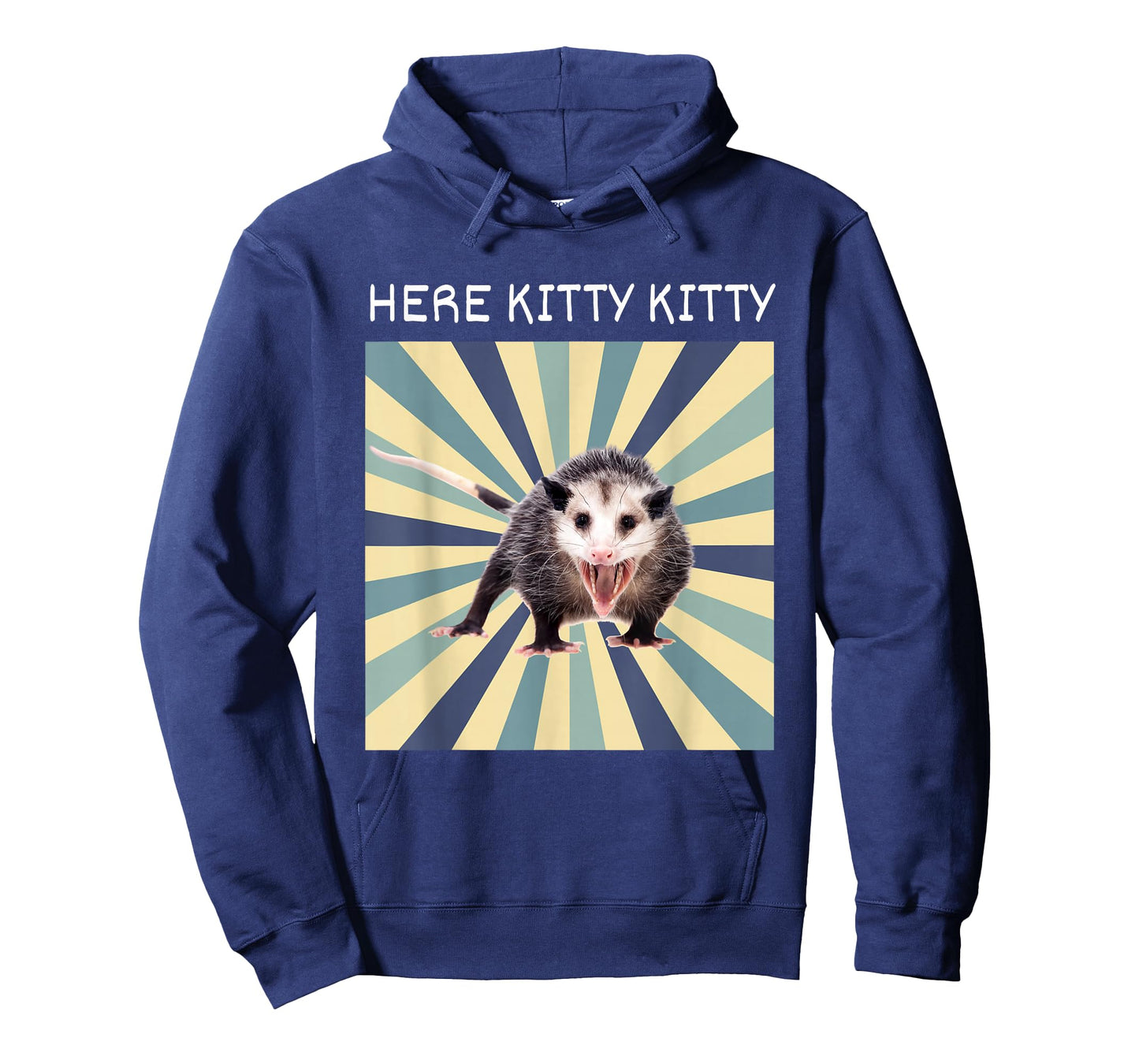 Here Kitty Kitty Opossum Funny Street Cat T-Shirt