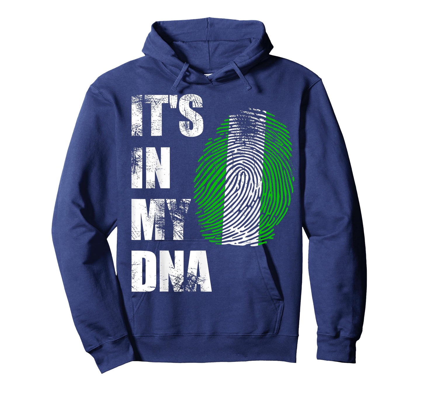 Nigeria, It's in My DNA Nigerian Flag Distressed T-Shirt T-Shirt