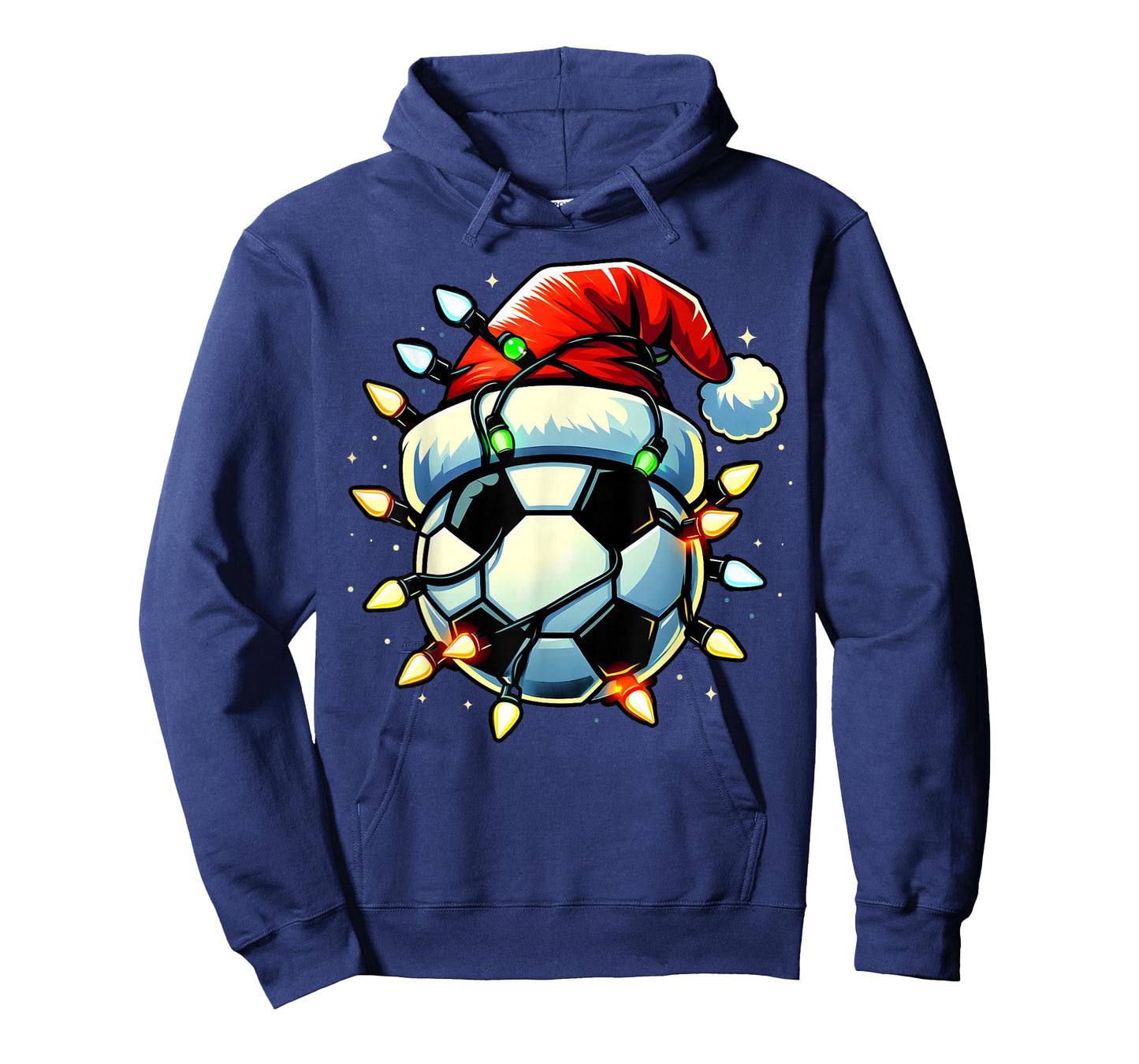 Christmas Soccer Xmas Santa Soccer Lover Men Boys Girls Kids T-Shirt