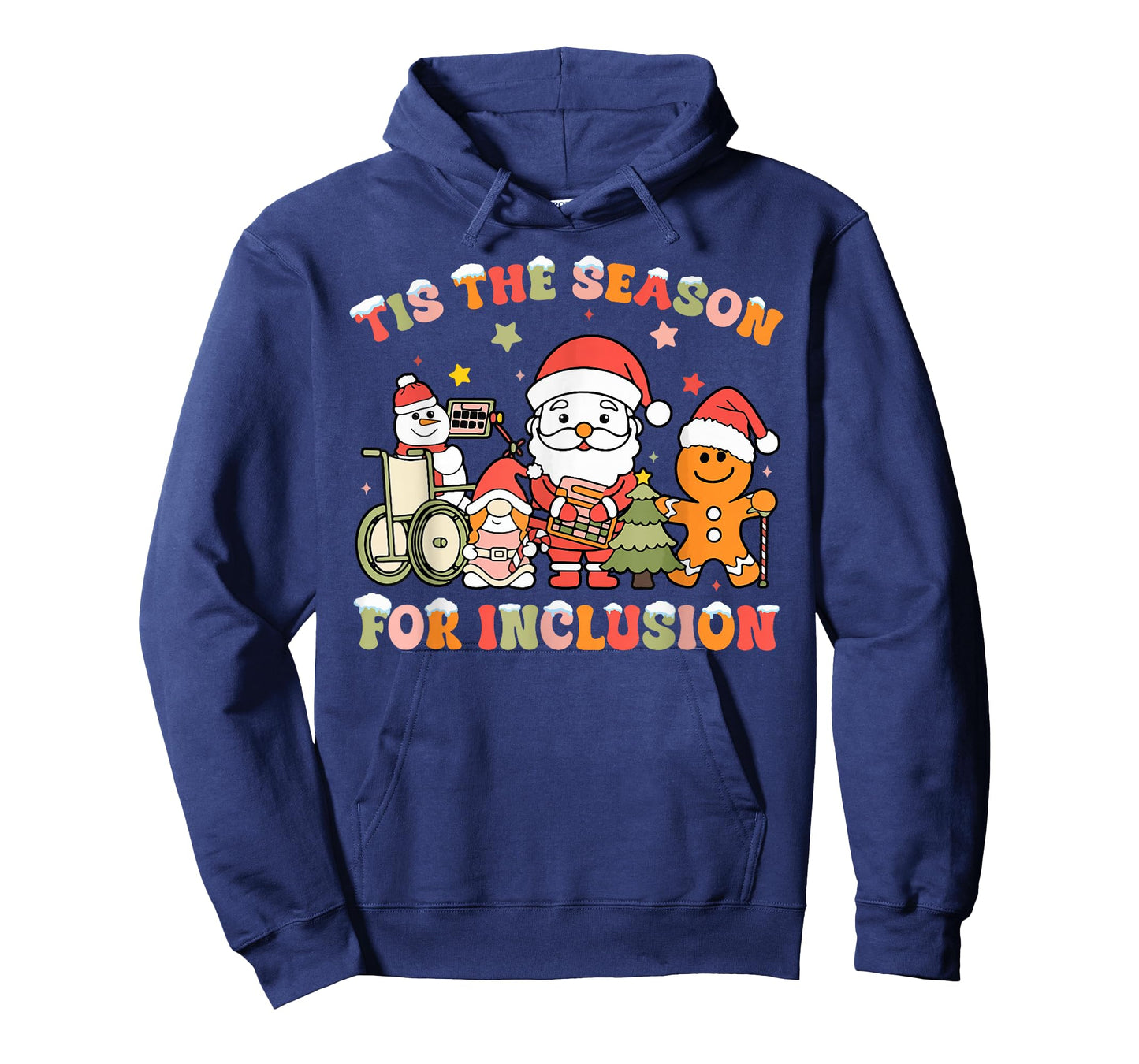 Tis The Season for Inclusion OT PT SLP Therapist Christmas T-Shirt