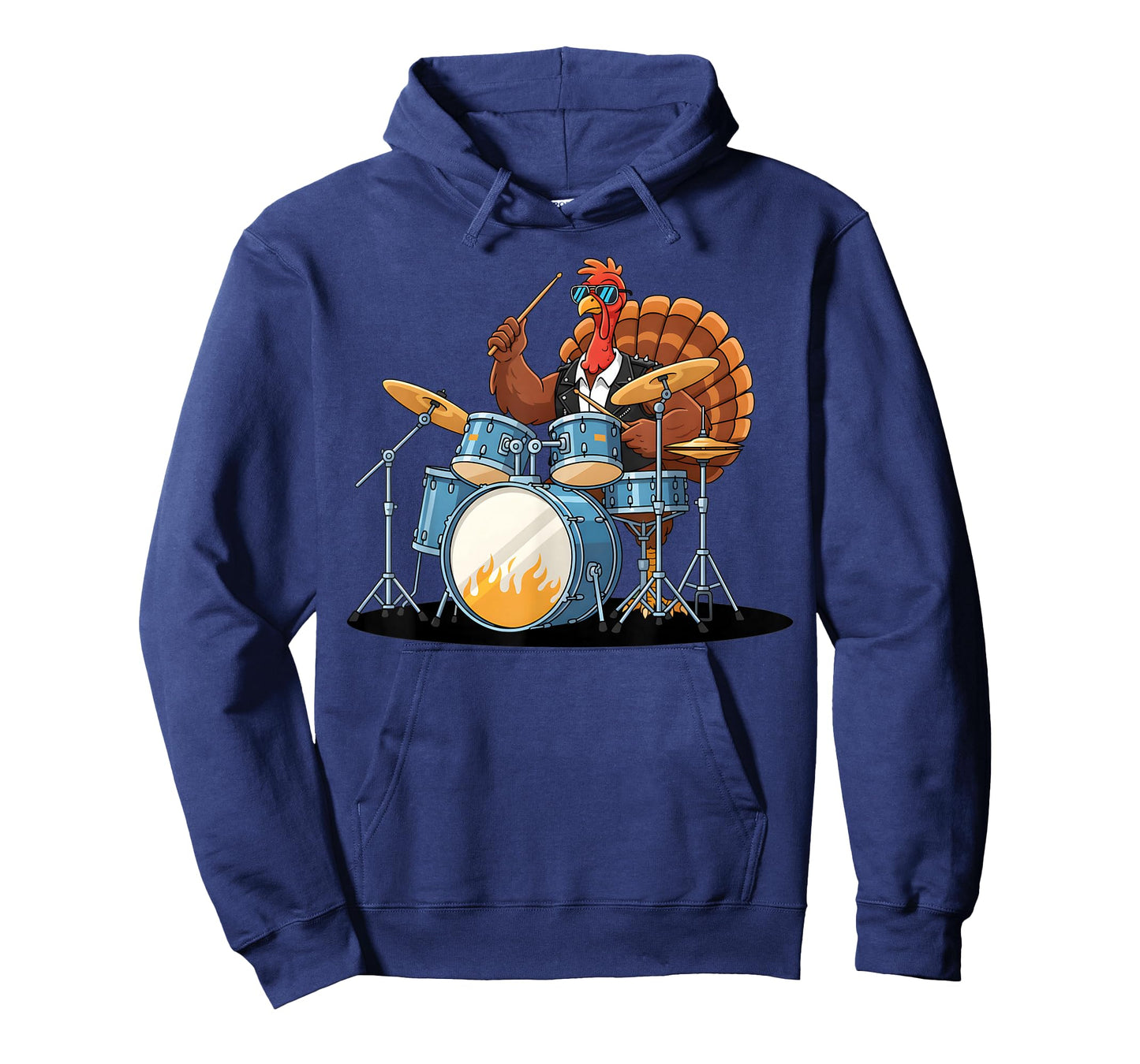 Funny Turkey Drums Thanksgiving Drum Drummer Womens Mens Kid T-Shirt