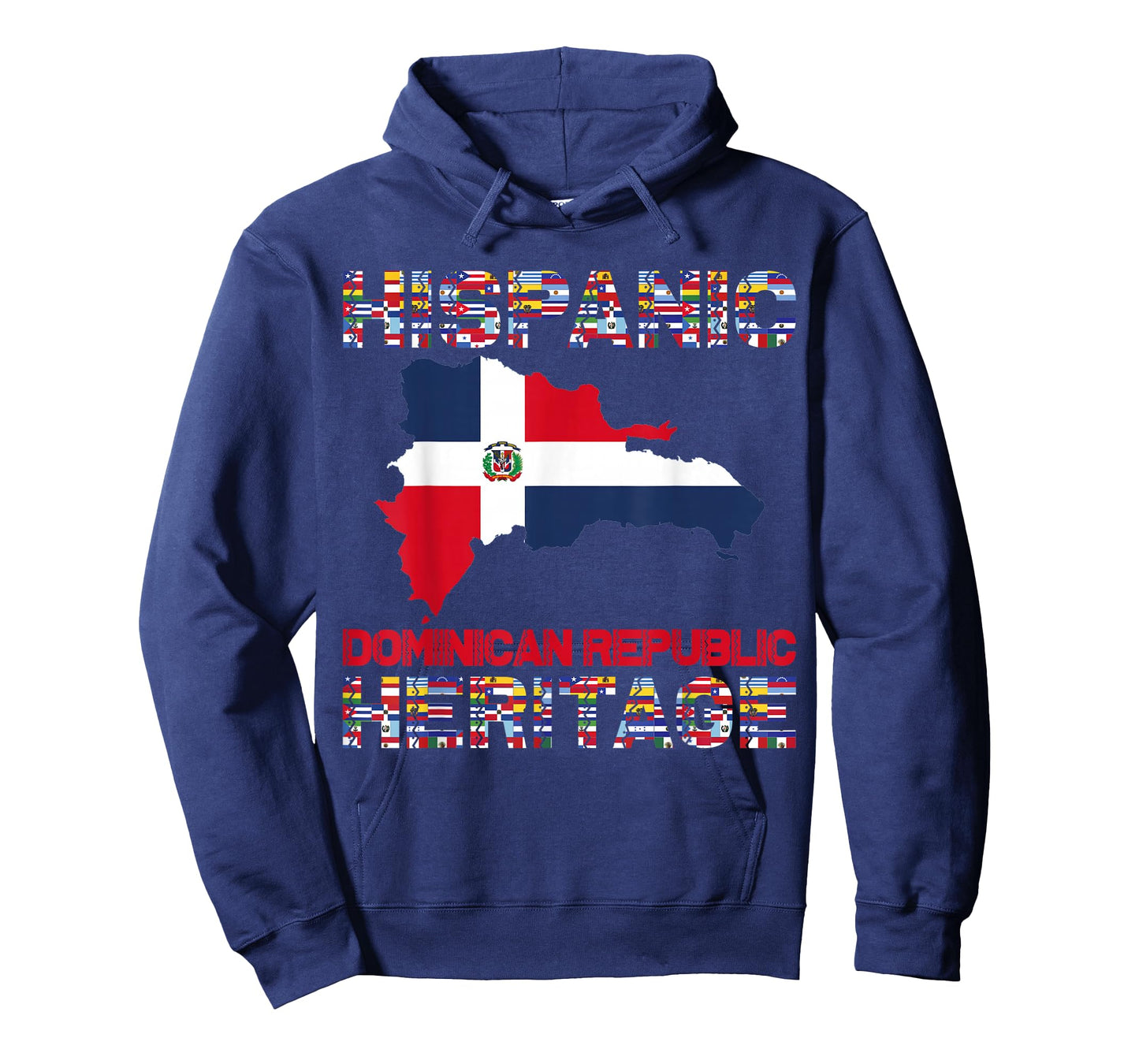National Hispanic Heritage Month Dominican Republic Flag T-Shirt