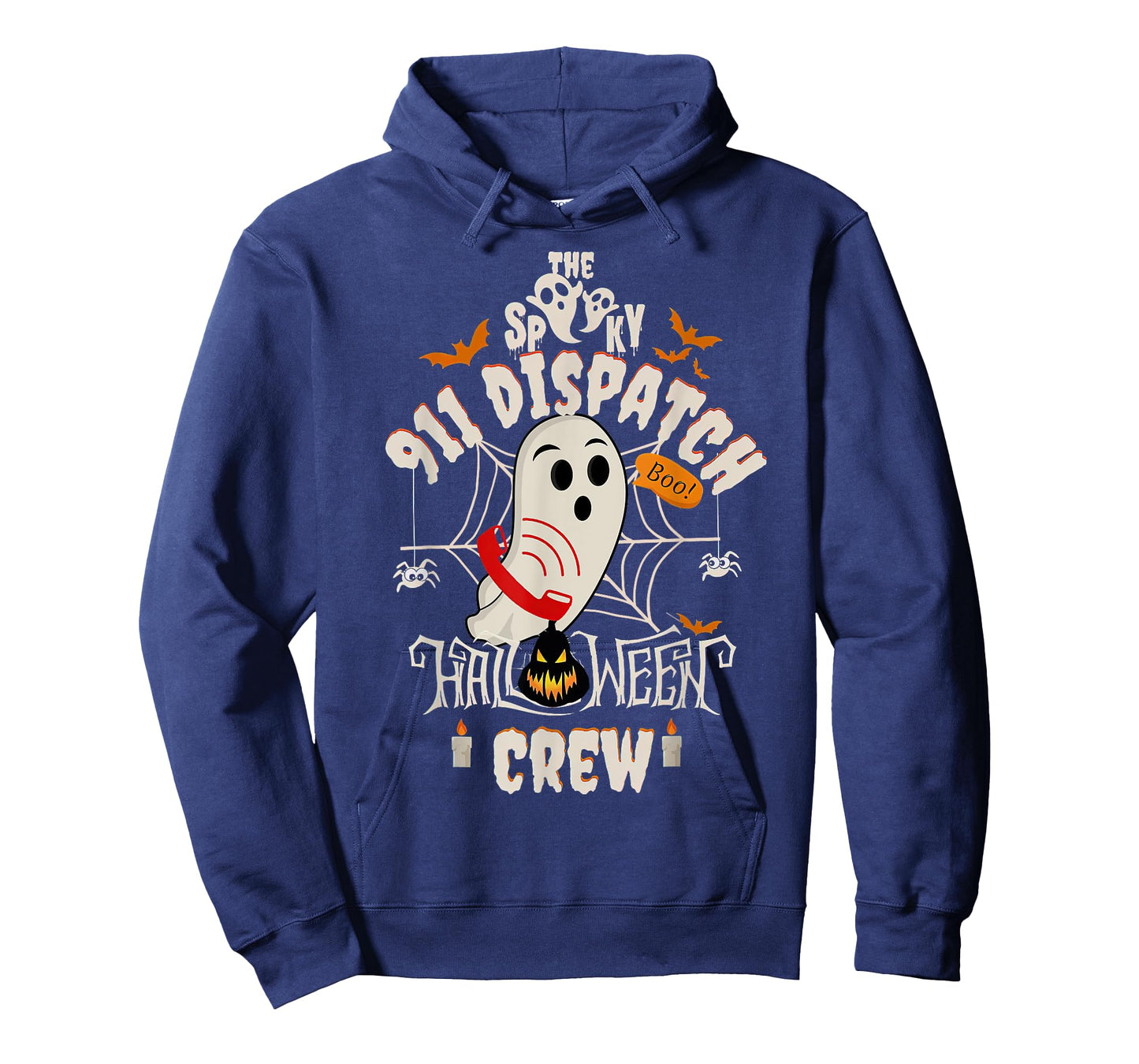 Dispatcher Boo Crew Halloween 911 Dispatch Pumpkin Costume T-Shirt