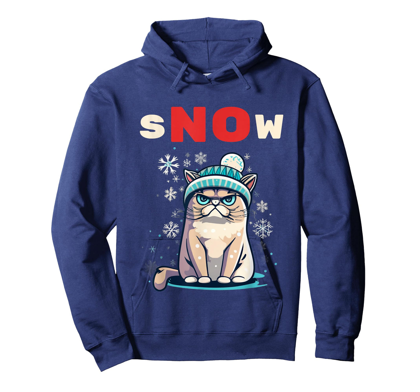 Snow Hater I Don't Do Winter Always Freezing Cat Hate Cold T-Shirt