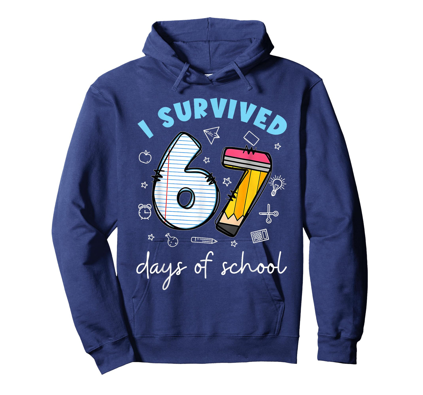 I Survived 67 Days of School Funny Meme Teacher Student T-Shirt